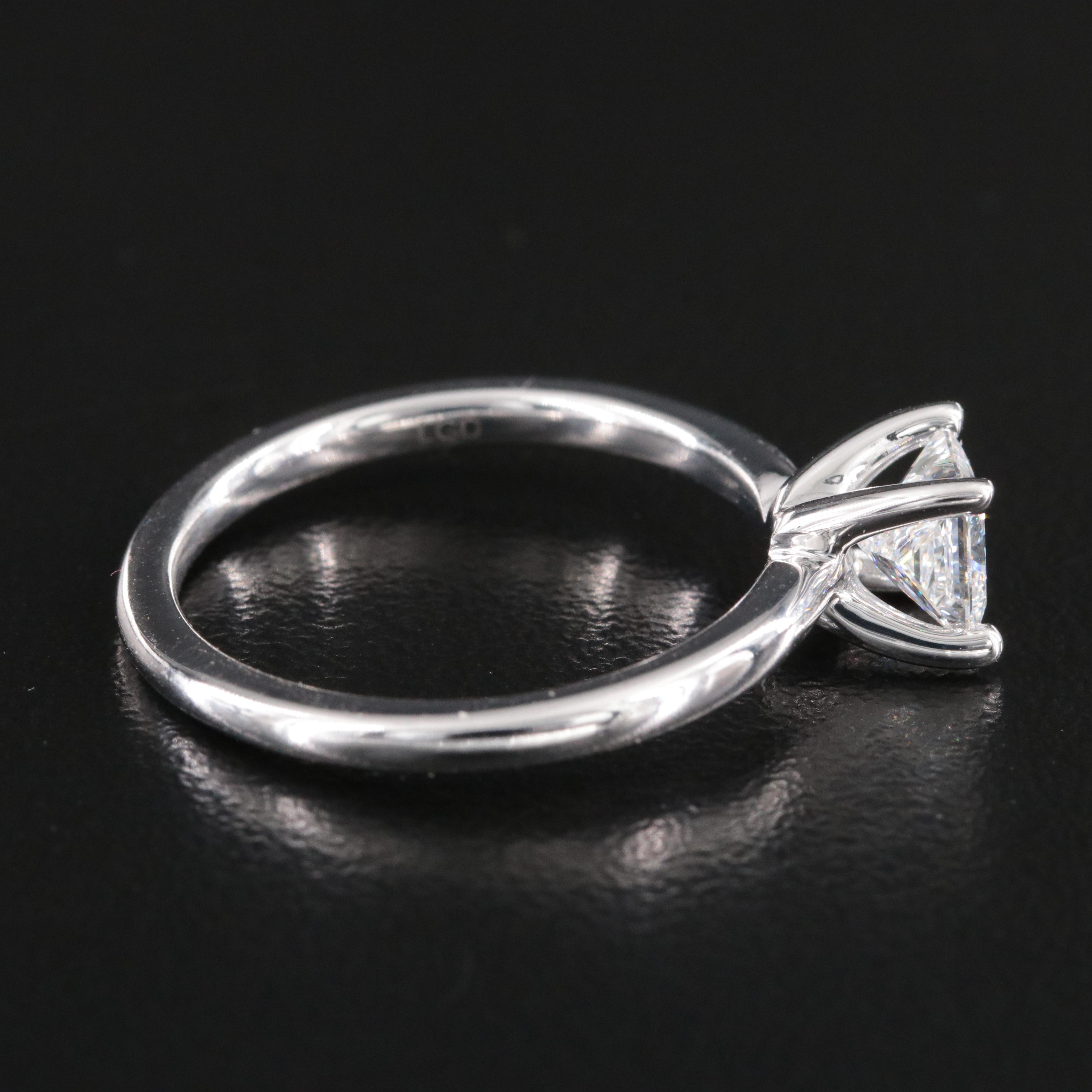 14K 0.72 CT Lab Grown Diamond Solitaire Ring