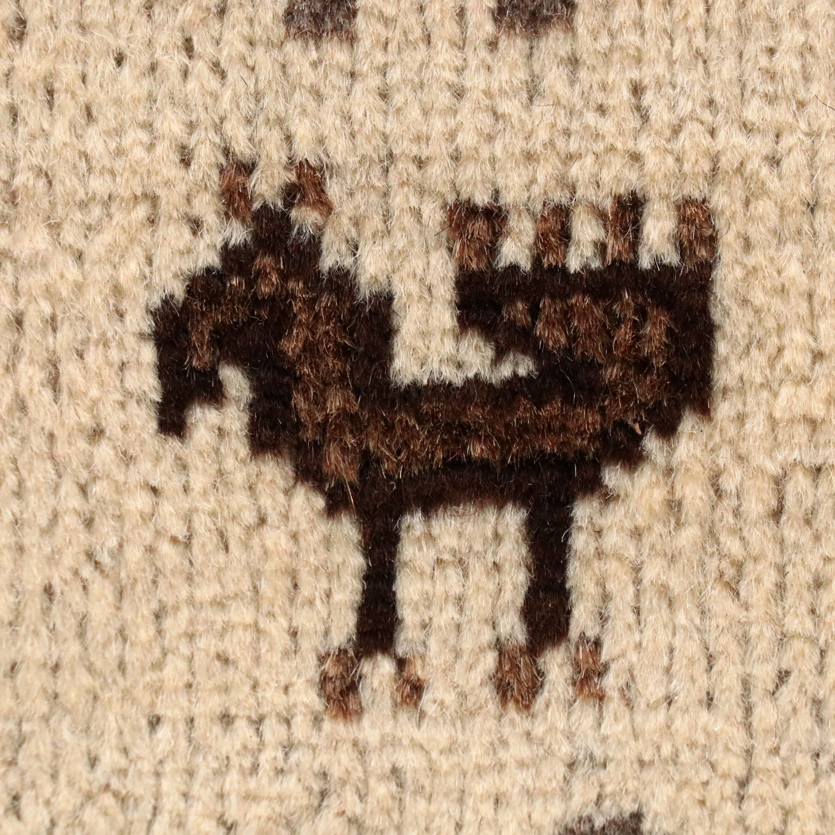 3'4 x 5'8 Hand-Knotted Afghan Tribal Area Rug