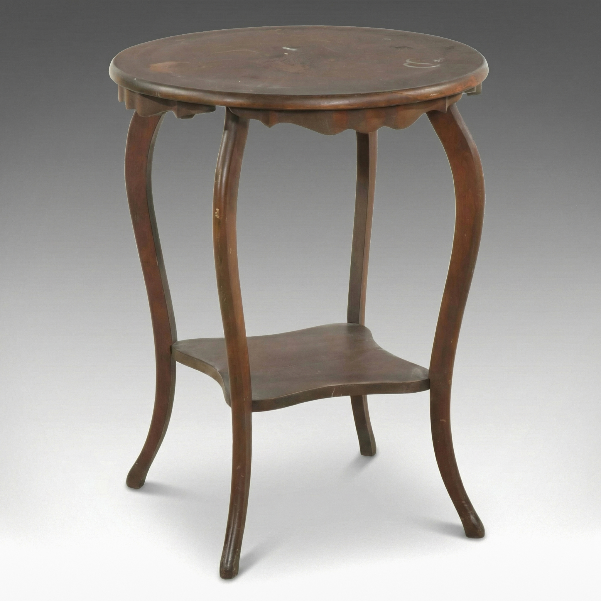 Victorian Mahogany Center Table, Early 20th Century