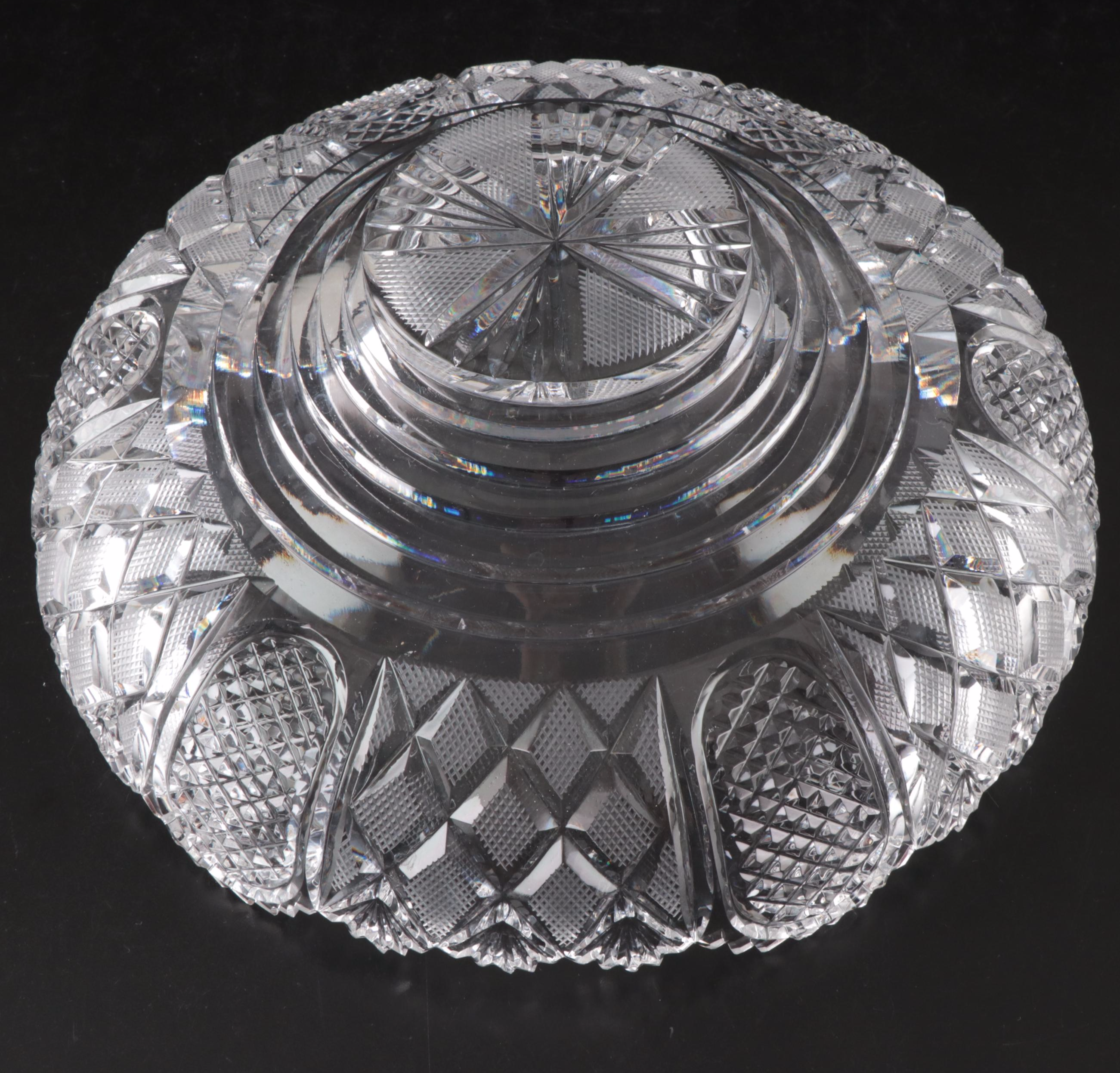Crystal Centerpiece Bowl