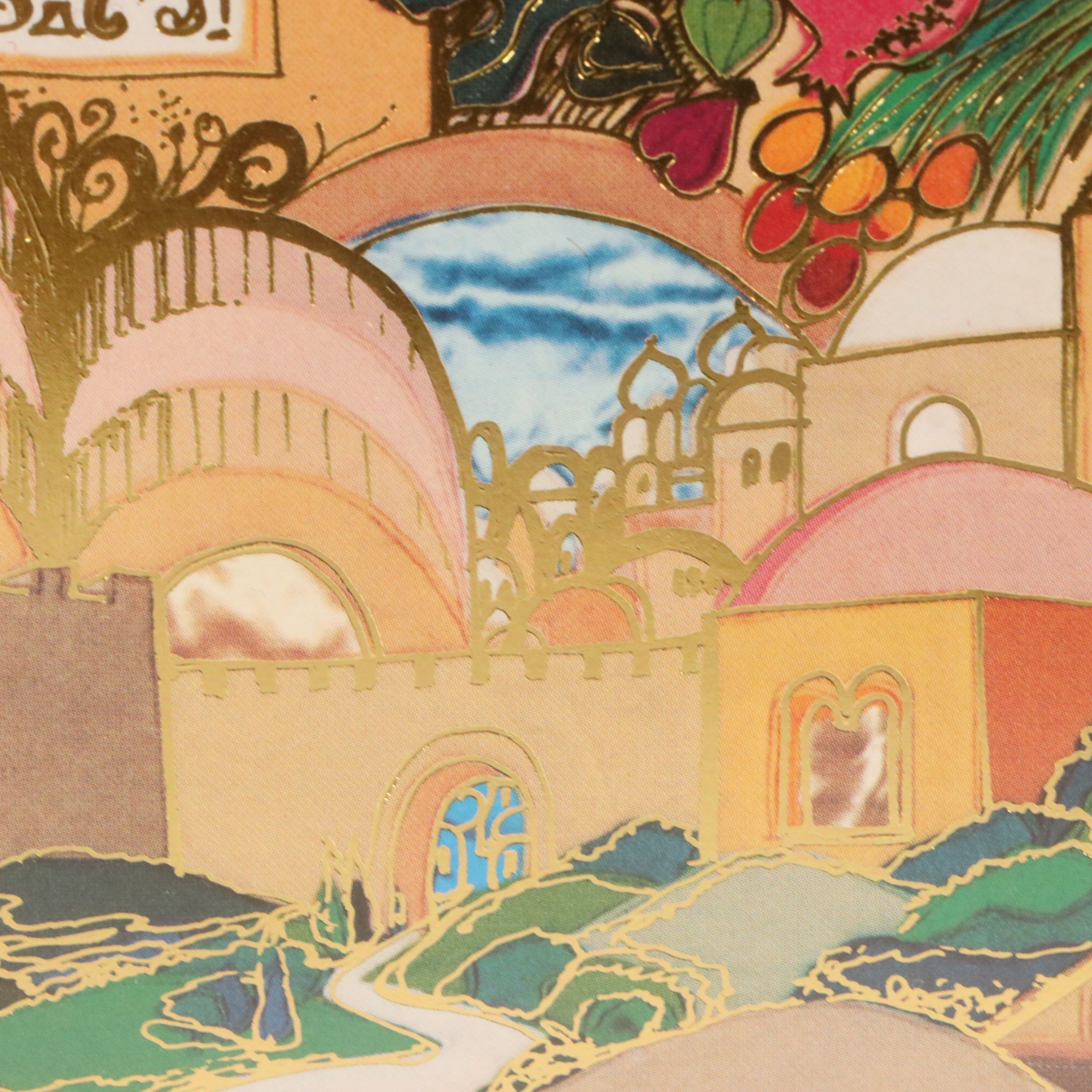 Bracha Lavee Offset Lithographs "Peace and Love" and Other, 21st Century