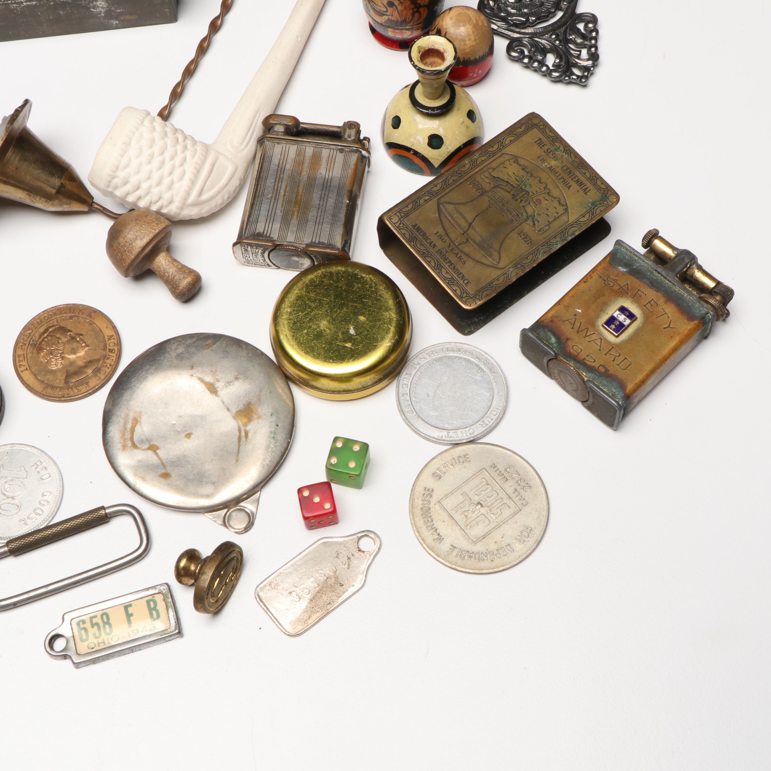 Kodak Brownie No. 2 with Lighters, Cigarette Case and More, Antique