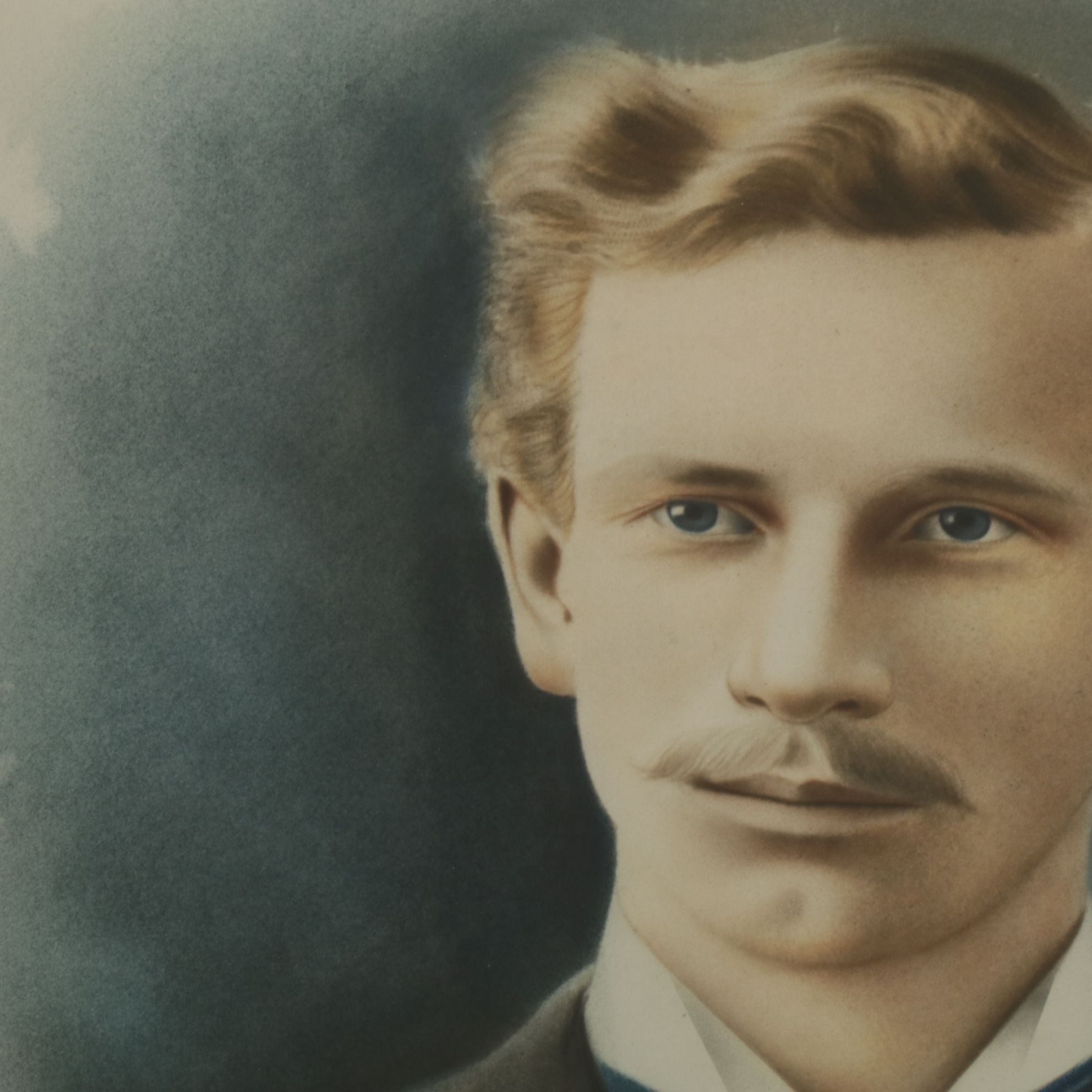 Crayon Portrait of Man, Early 20th Century