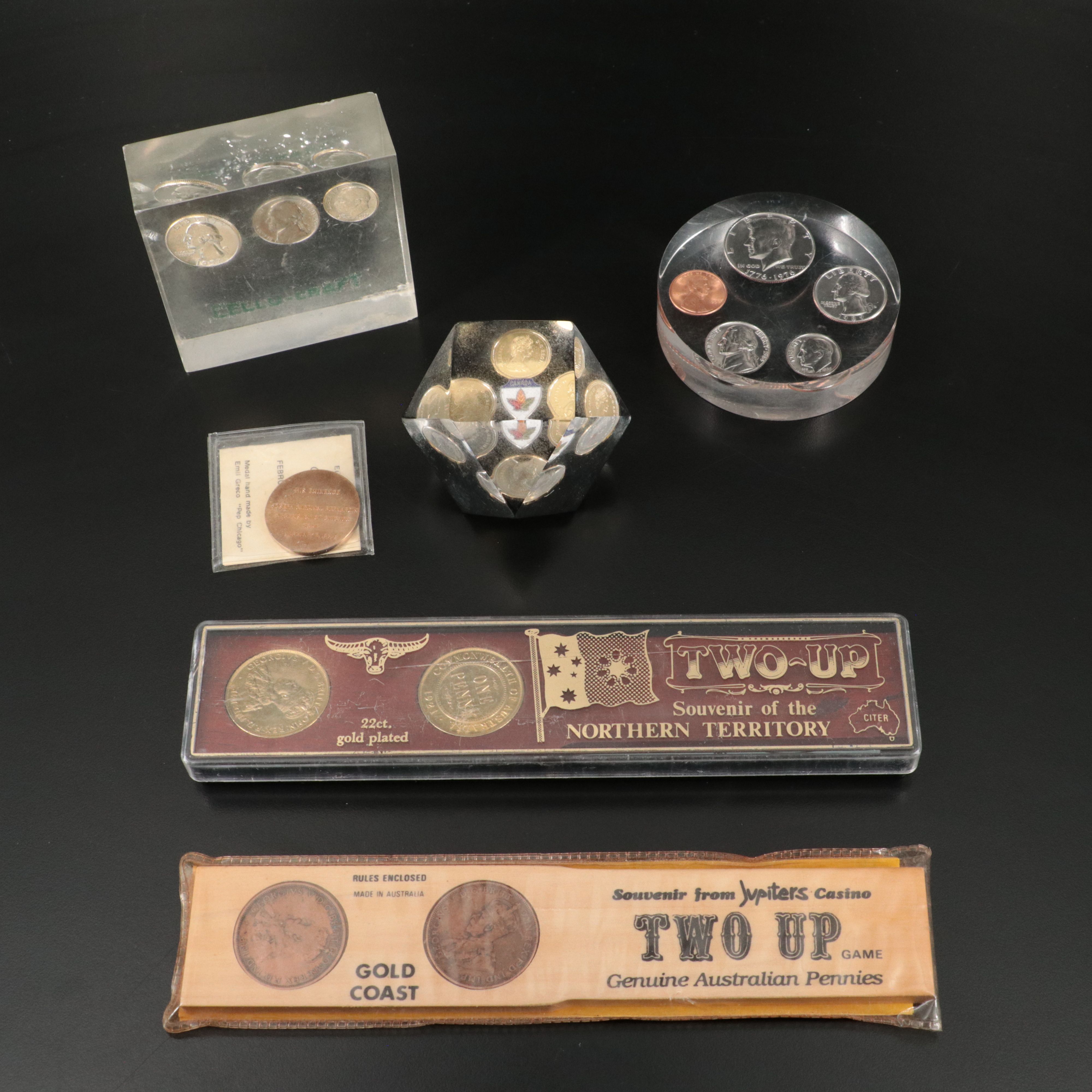 Five Coin Sets and a Catholic Commemorative Medal