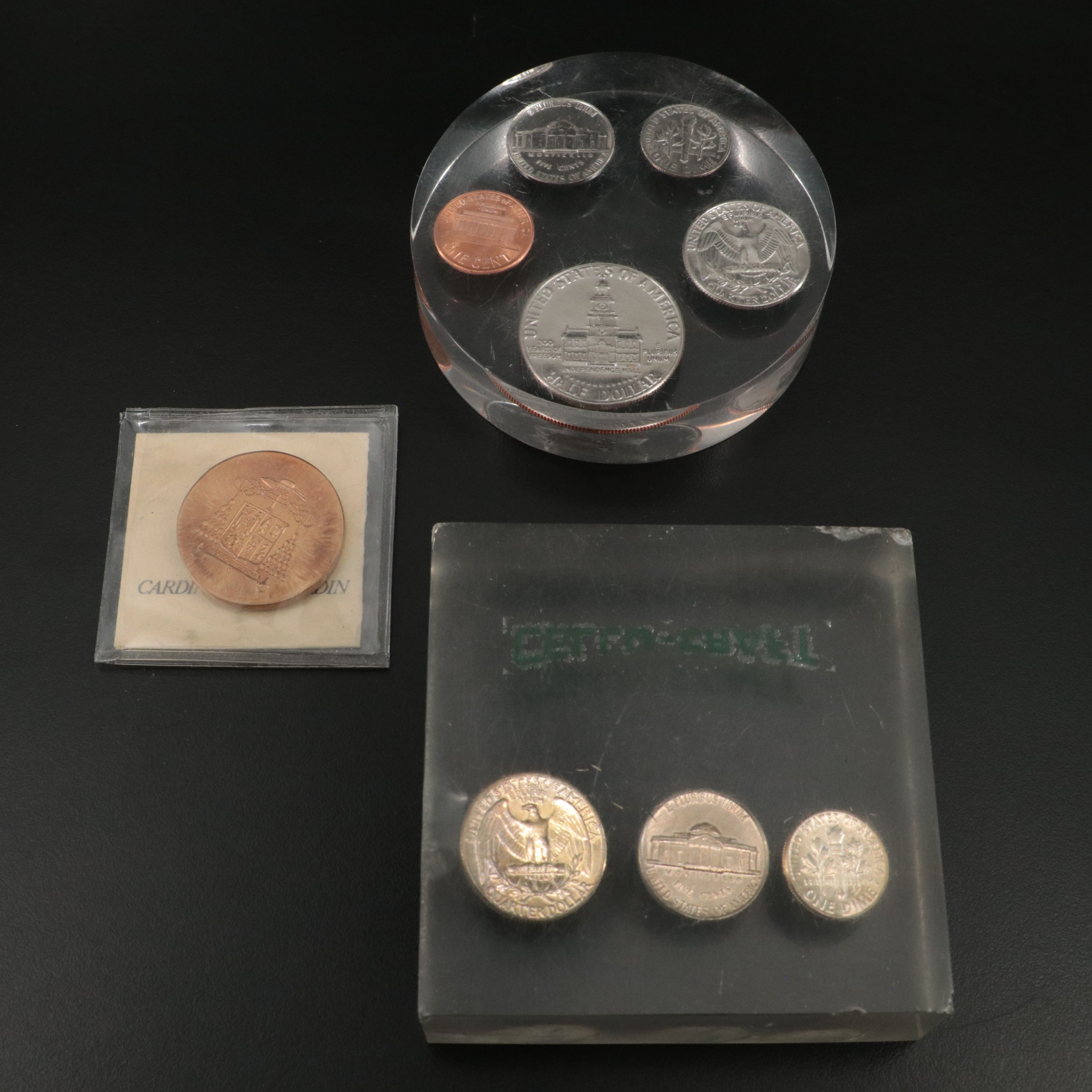 Five Coin Sets and a Catholic Commemorative Medal