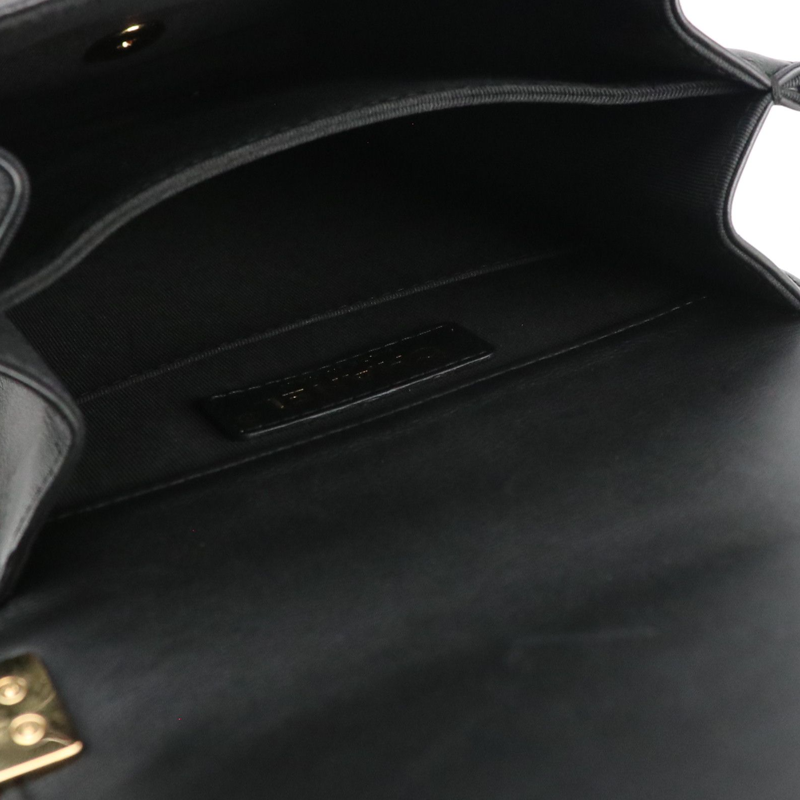 Chanel North/South Boy Flap Bag in Chevron Quilted Lambskin Leather