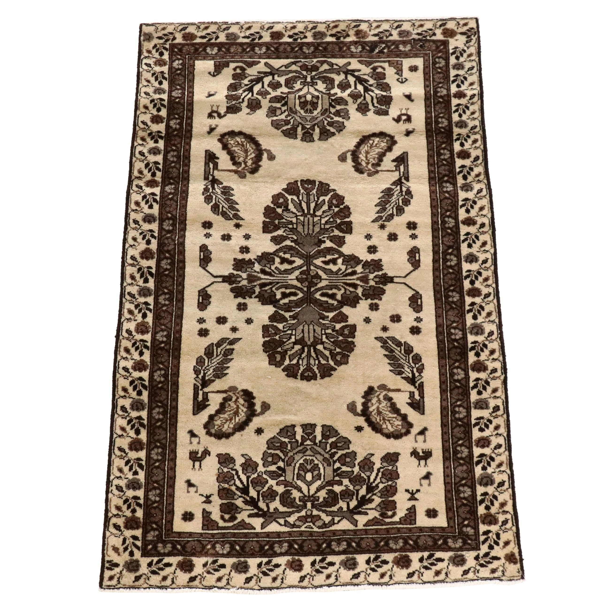 3'4 x 5'8 Hand-Knotted Afghan Tribal Area Rug