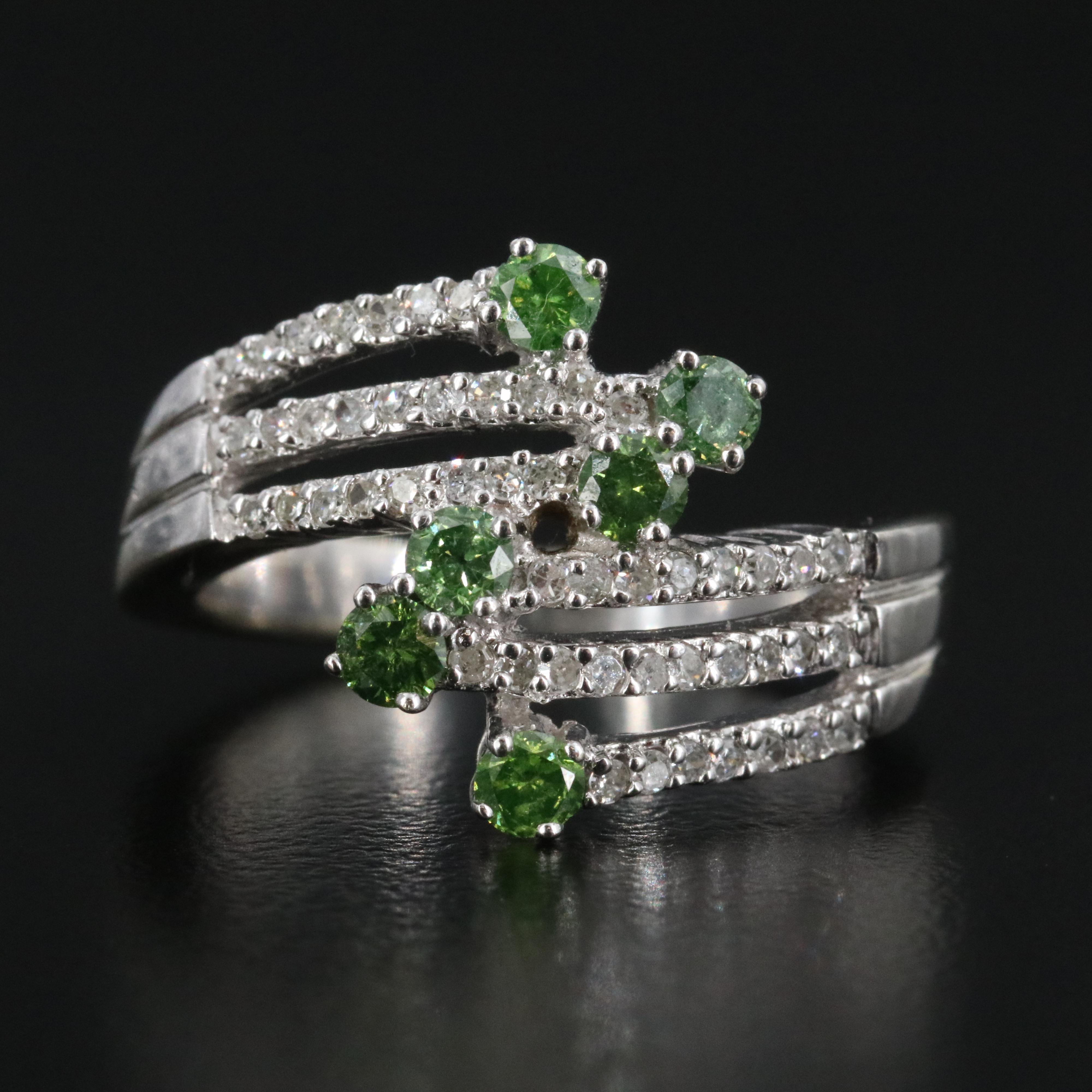 10K 0.73 CTW Diamond Ring