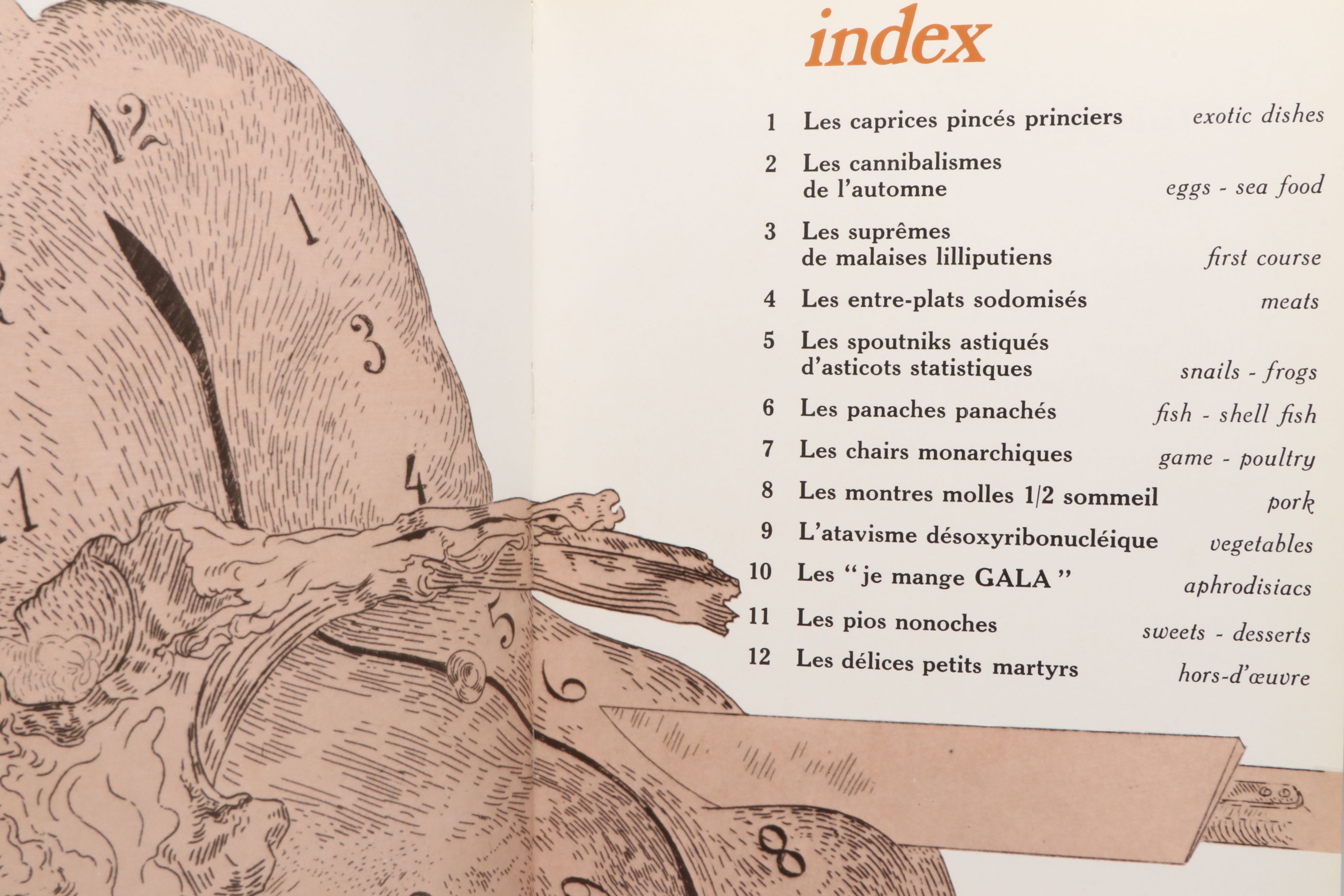 First Edition "Les dîners de Gala" by Salvador Dalí, 1973