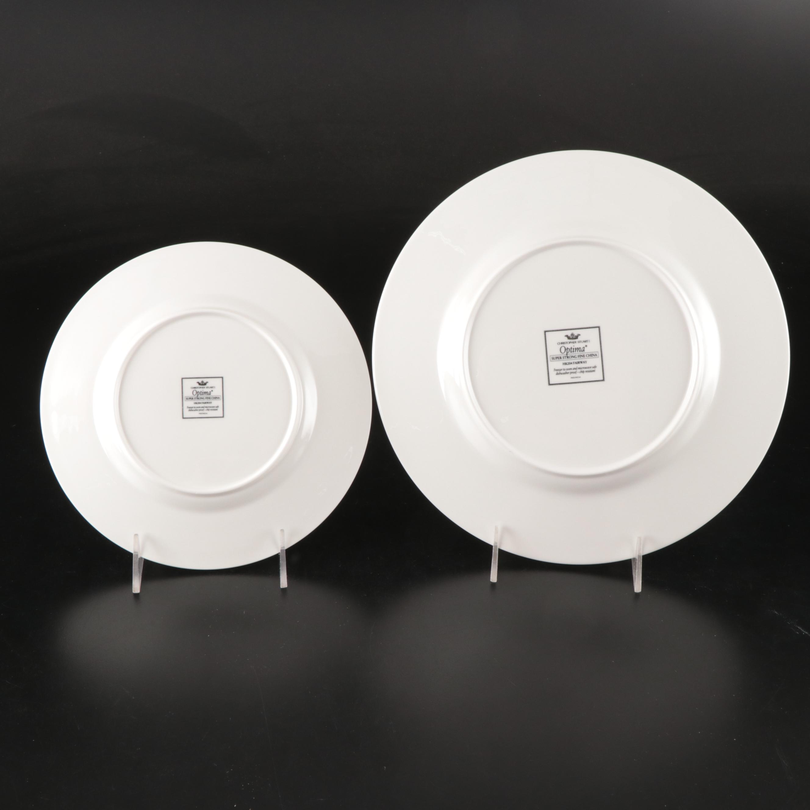 Stuart "Fairway" China Dinnerware with Other Golf-Themed Cups and Wine Opener