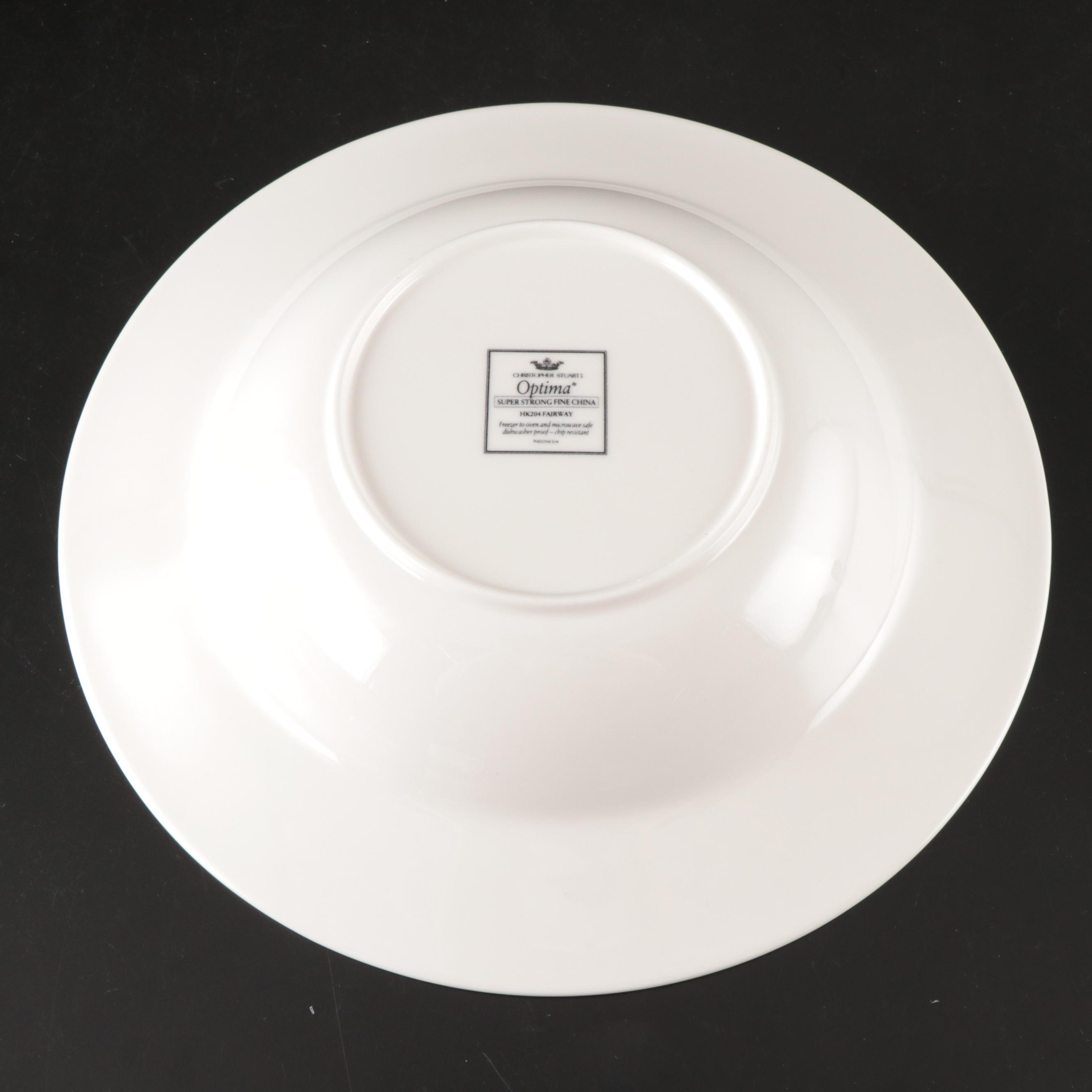 Stuart "Fairway" China Dinnerware with Other Golf-Themed Cups and Wine Opener