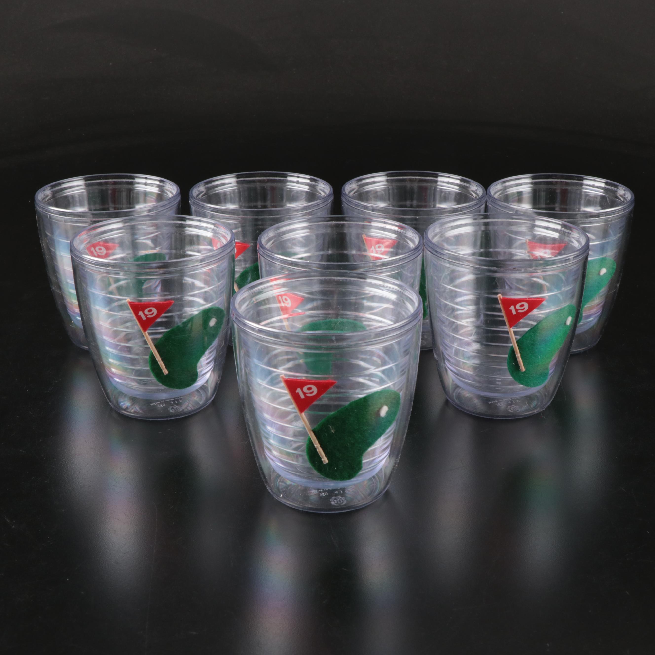 Stuart "Fairway" China Dinnerware with Other Golf-Themed Cups and Wine Opener