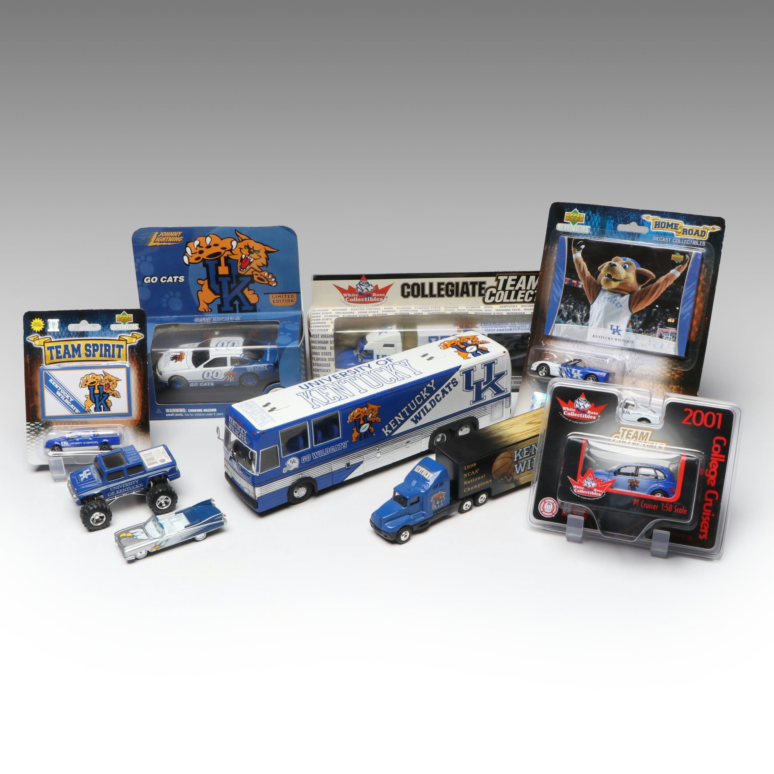 The Danbury Mint University of Kentucky Team Bus and More Diecast Vehicles
