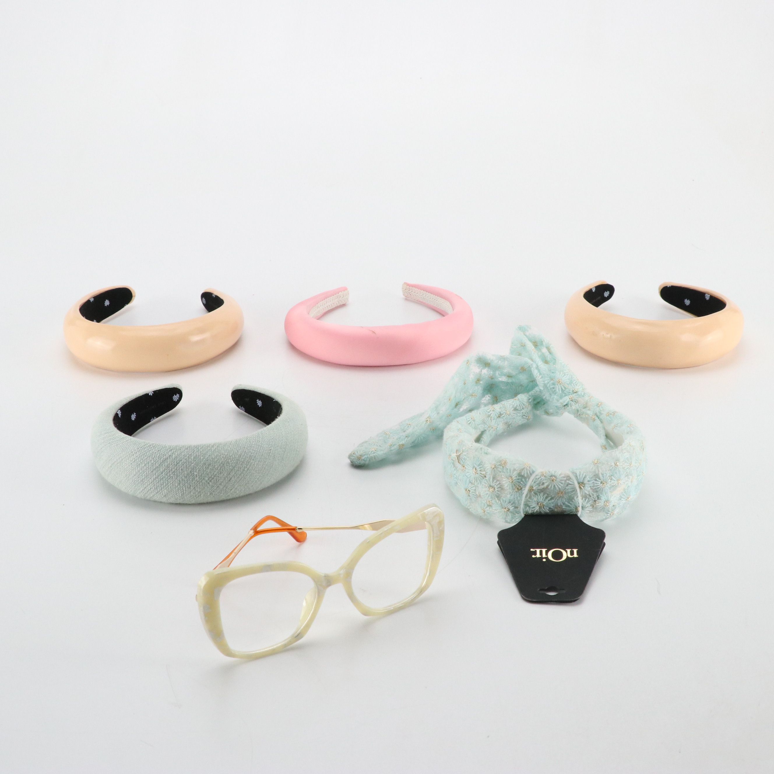 Lele Sadoughi, Noir, and Other Headbands with Cat Eye Eyeglasses