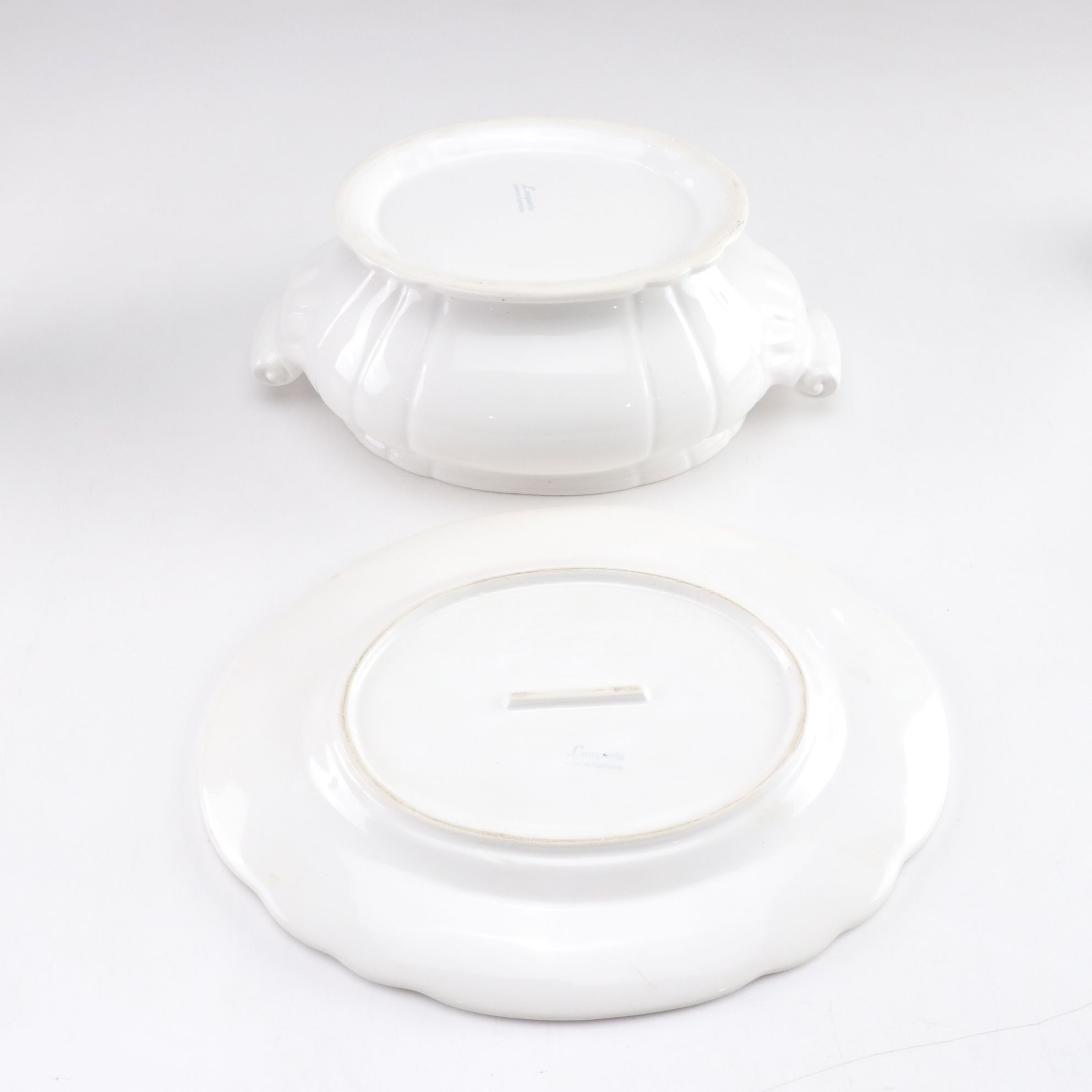 West Bend "Heat Rite" Hot Plate & Bean Pot with Louçarte White Tureen & More