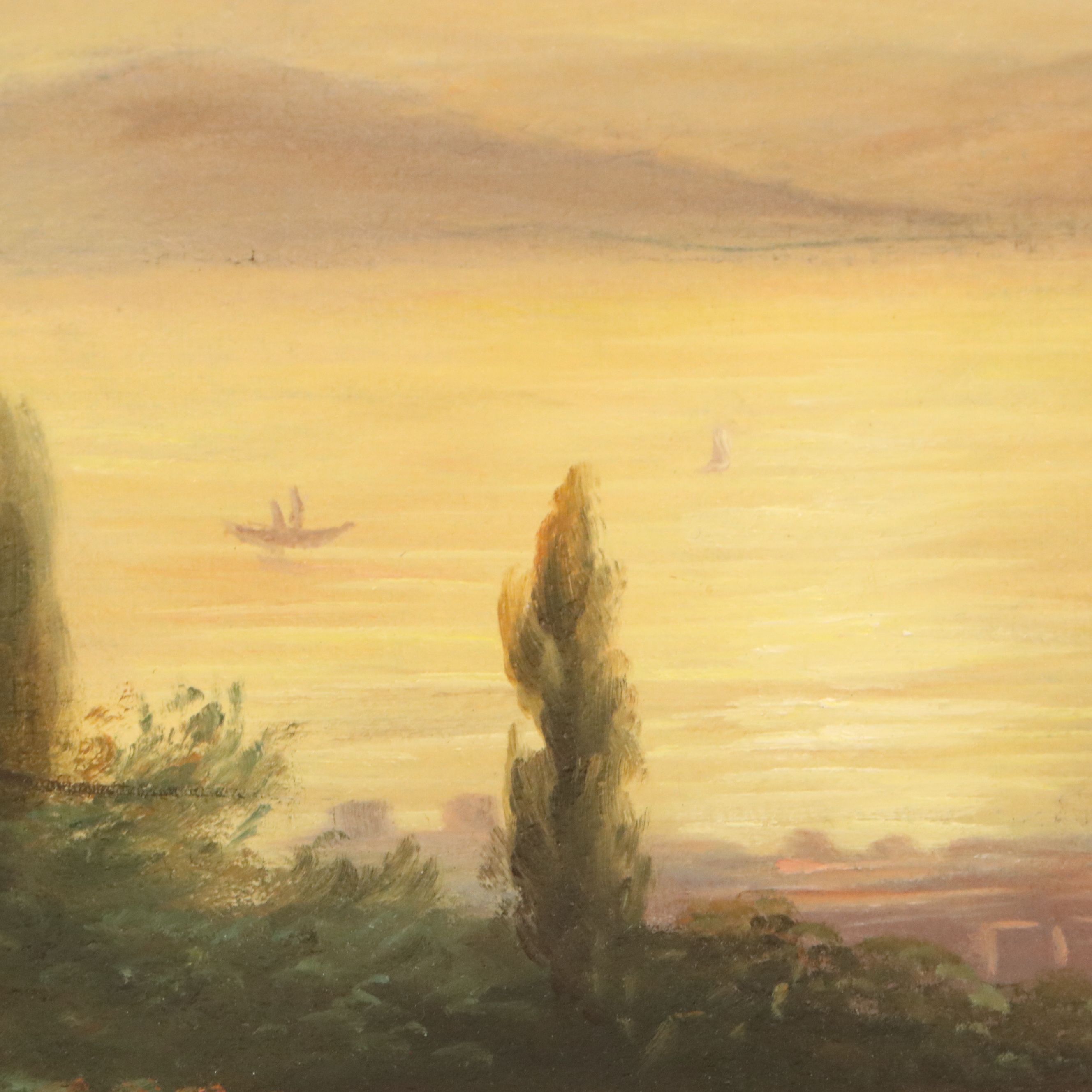Copy Oil Painting After Ivan Konstantinovich Aivazovsky "The Bay of Naples"