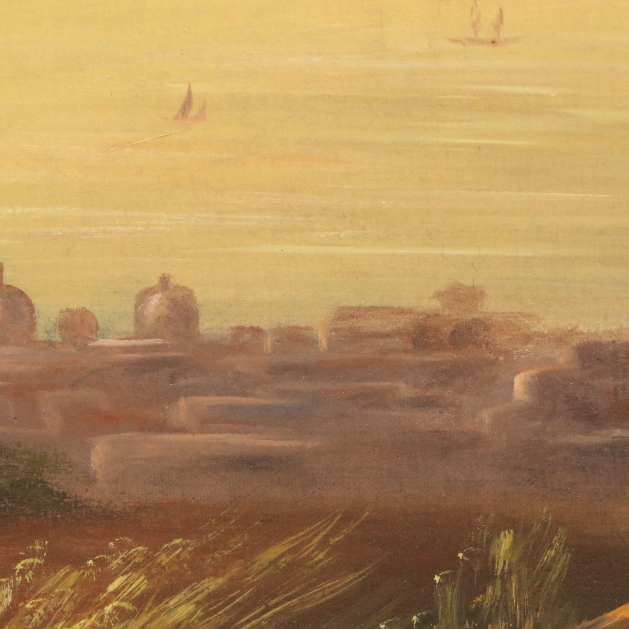 Copy Oil Painting After Ivan Konstantinovich Aivazovsky "The Bay of Naples"