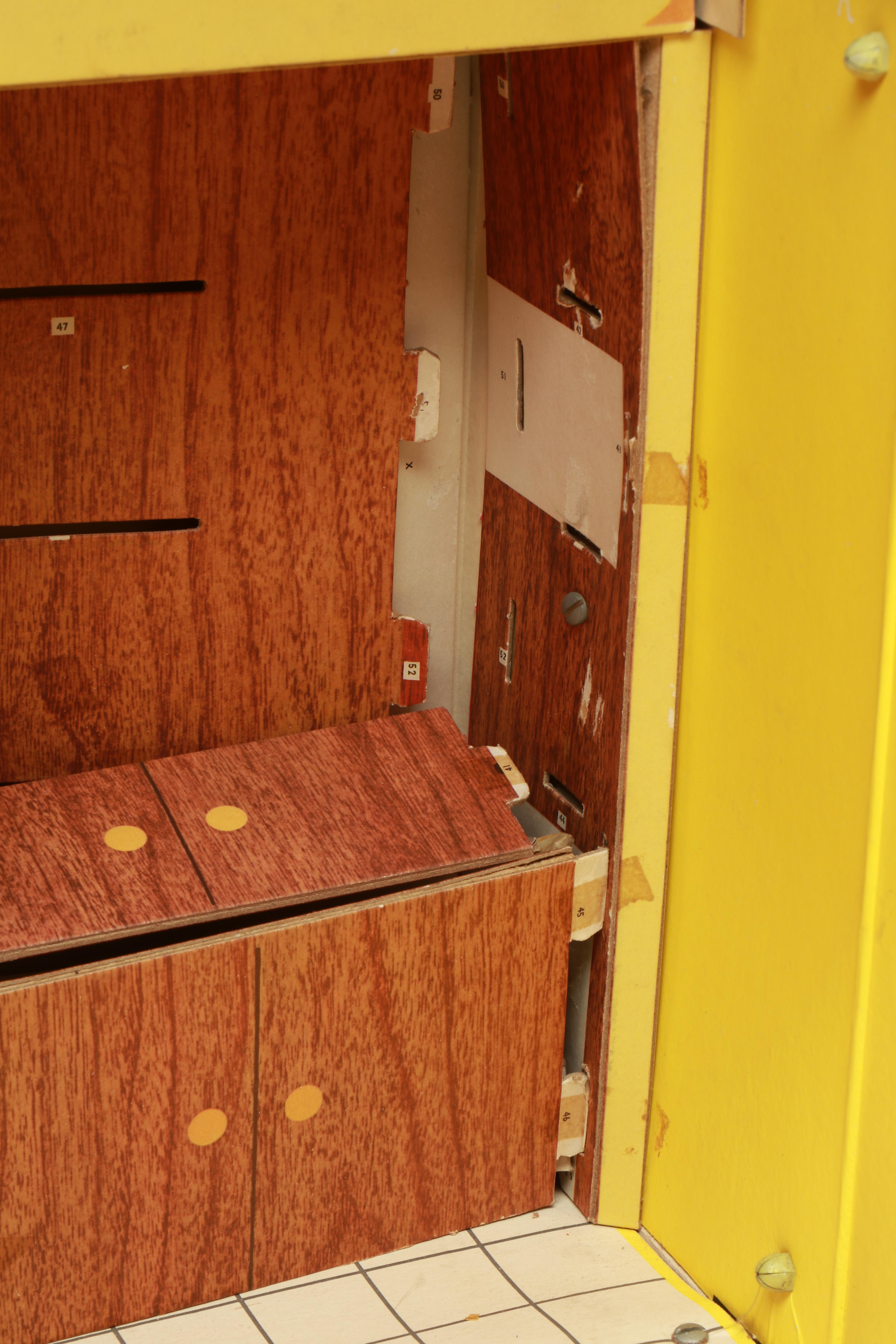 Mattel "Barbie's Dream House" Cardboard Dollhouse with Furniture, 1962