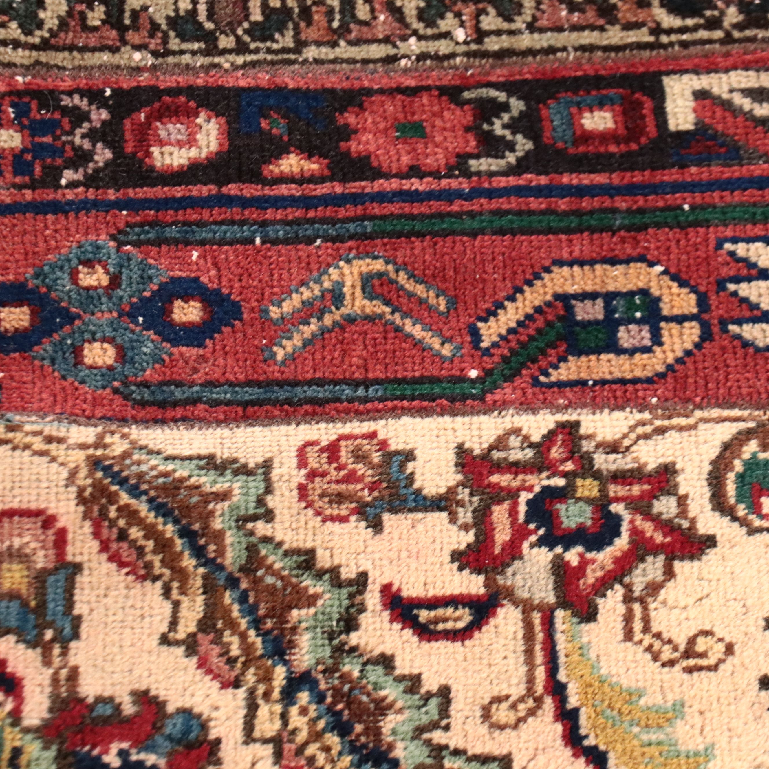 2'10 x 5' Hand-Knotted and Assembled Persian Style Panel Accent Rug