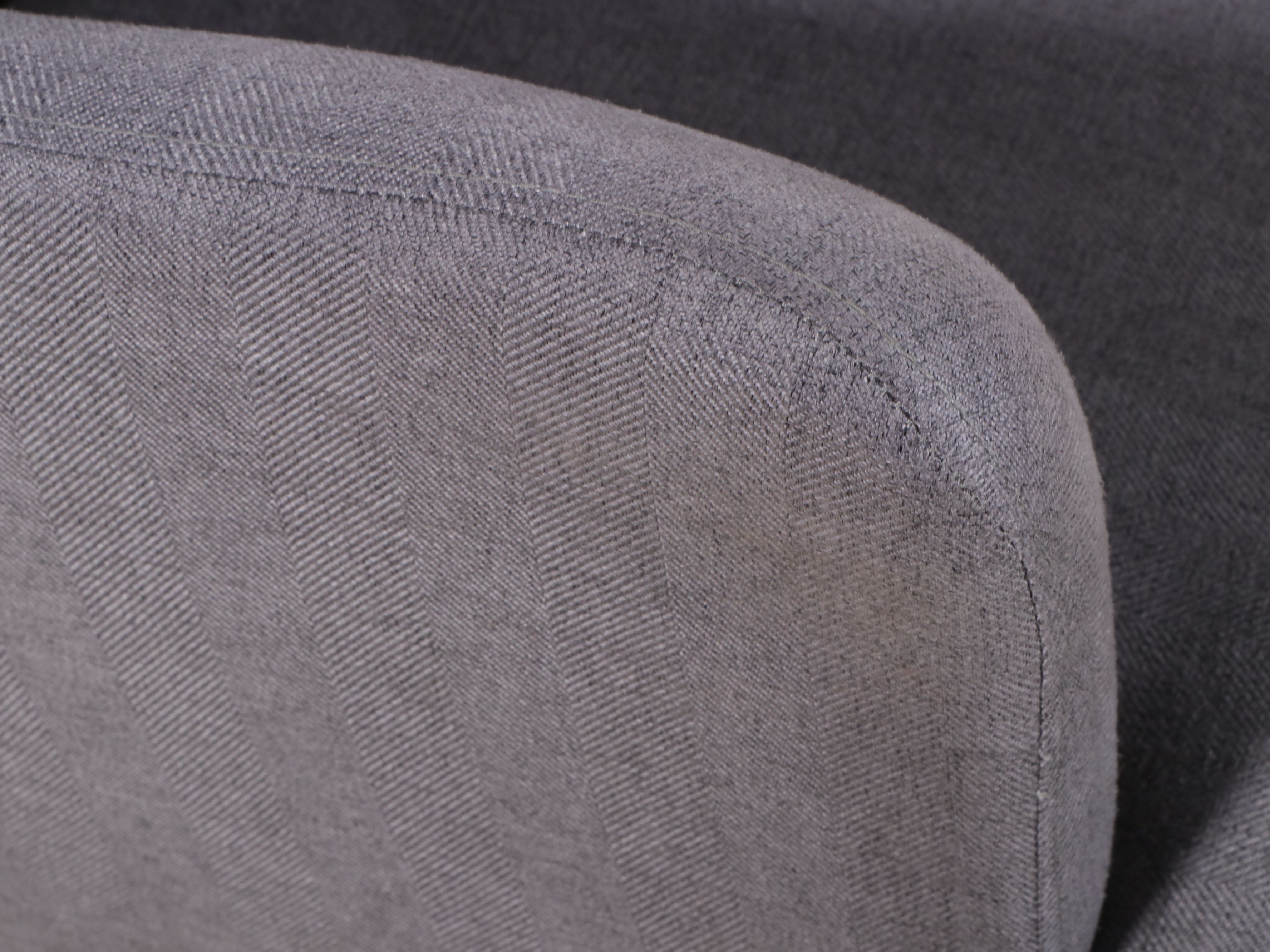 Contemporary Mid-Century Style Button Tufted Upholstered Armchair