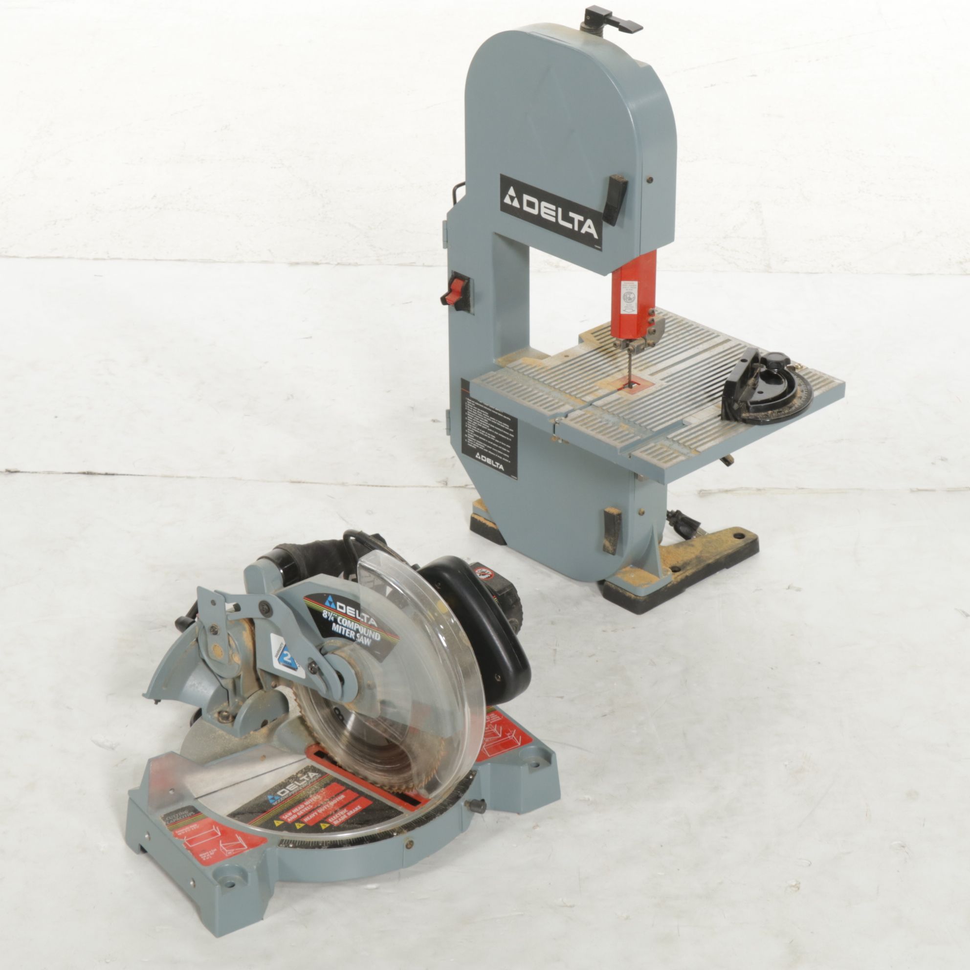 Delta 8.25-Inch Compound Miter Saw and Band Saw