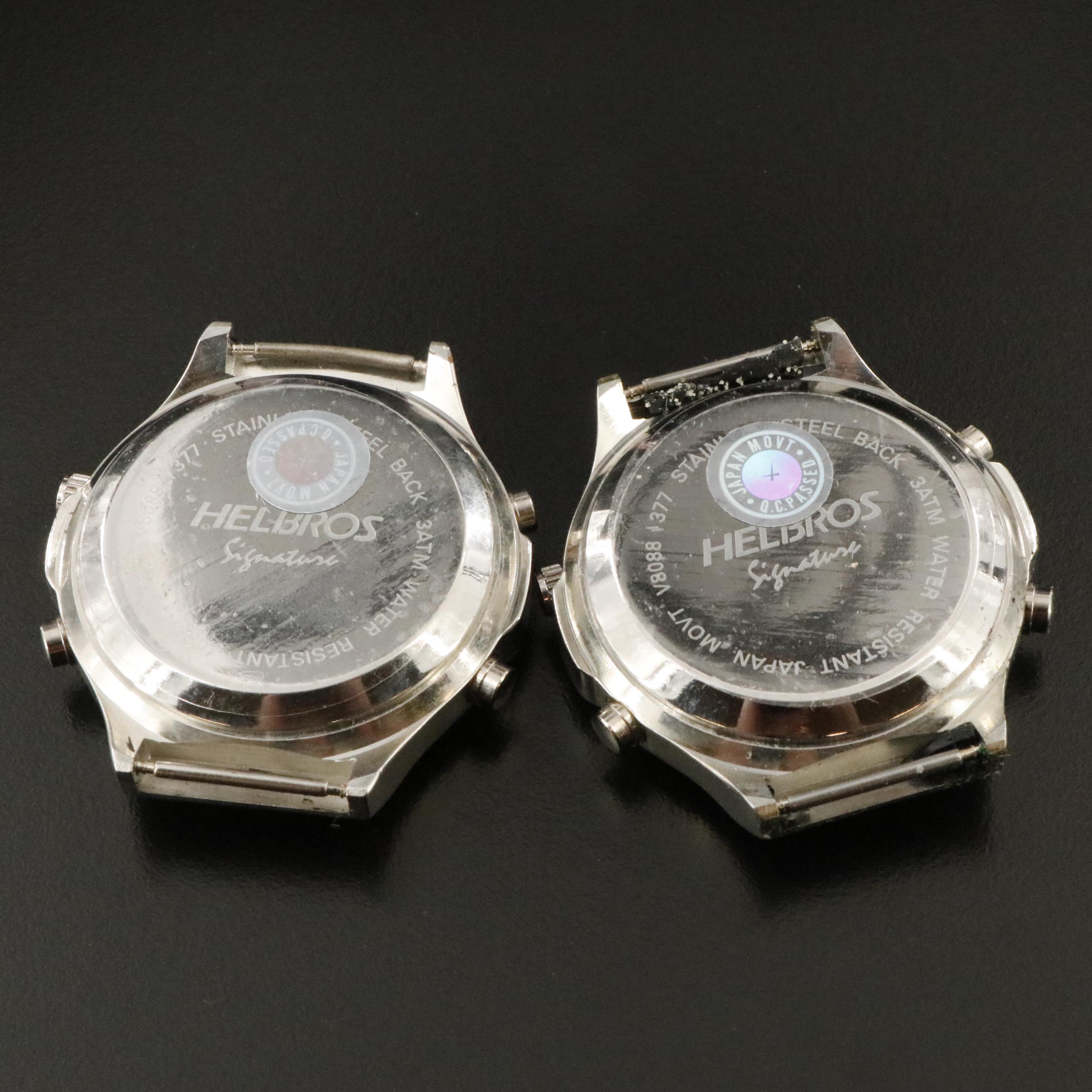 Collection of Quartz Watches Featuring Helbros