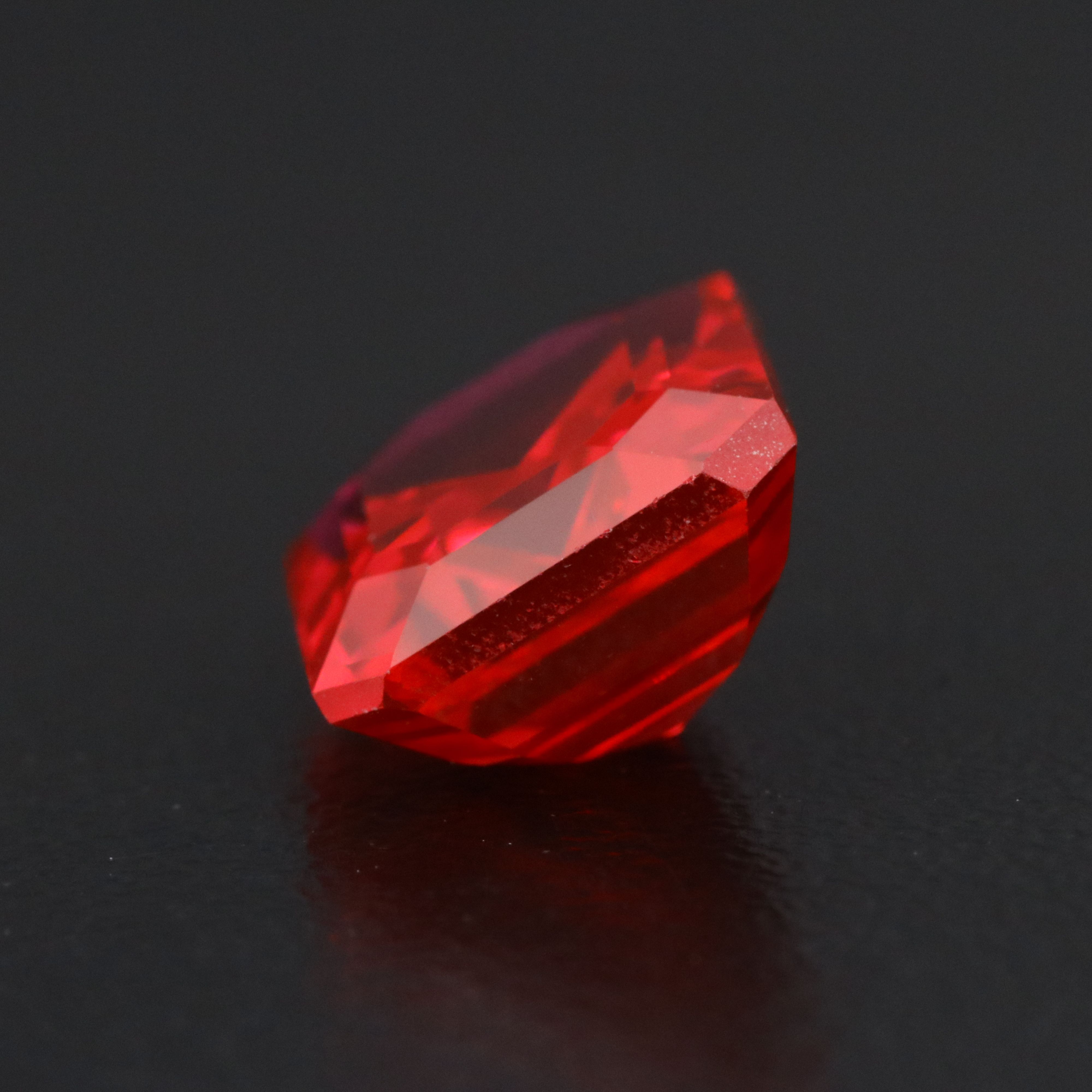 Loose 6.60 CT Lab Grown Ruby