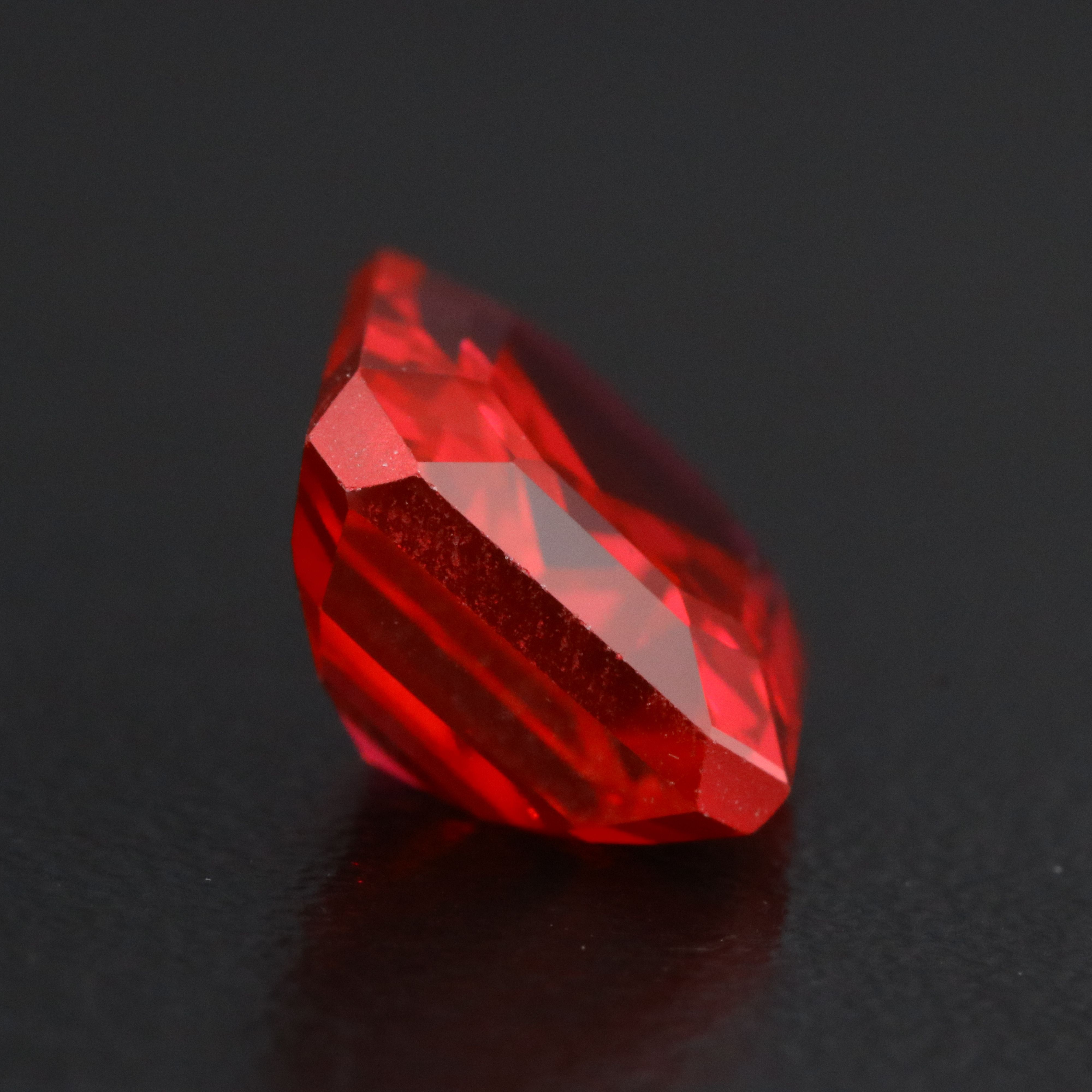Loose 6.60 CT Lab Grown Ruby