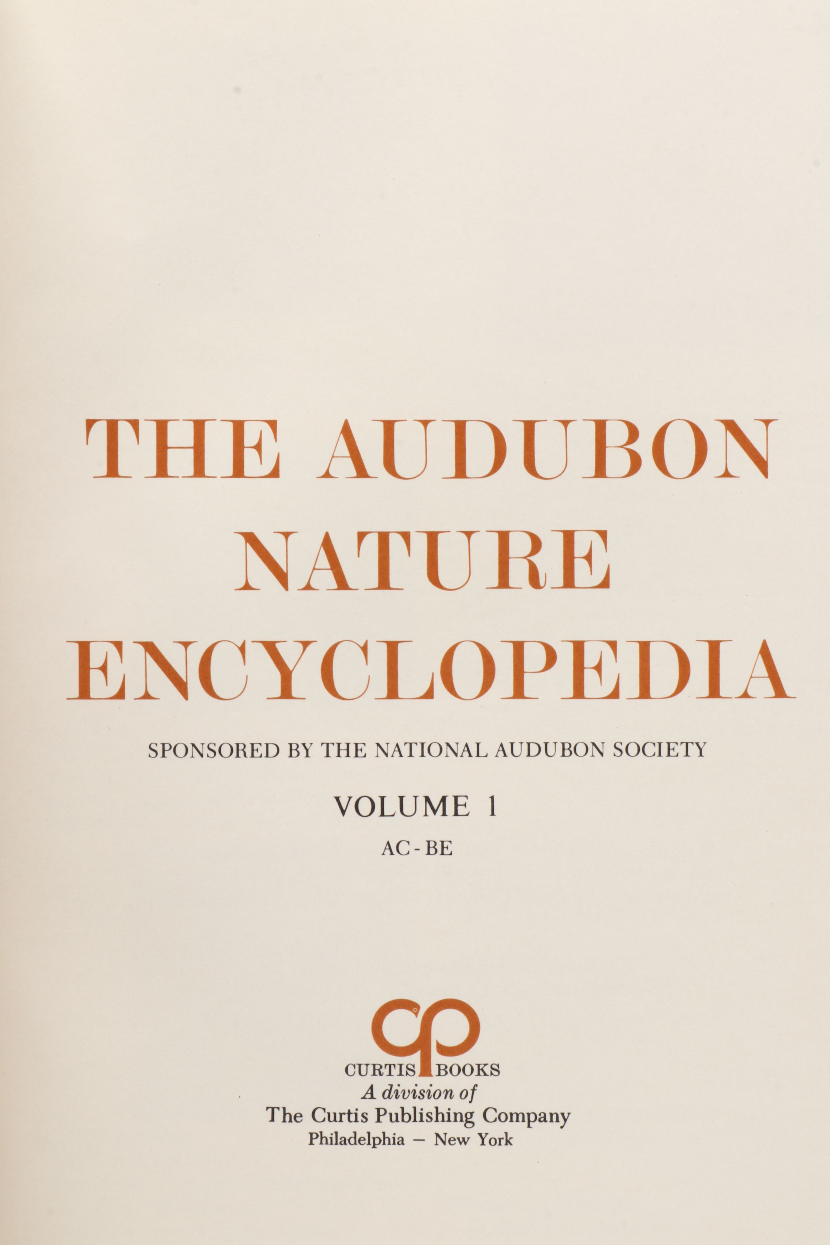 First Printing "The Audubon Nature Encyclopedia" Complete Twelve-Volume Set