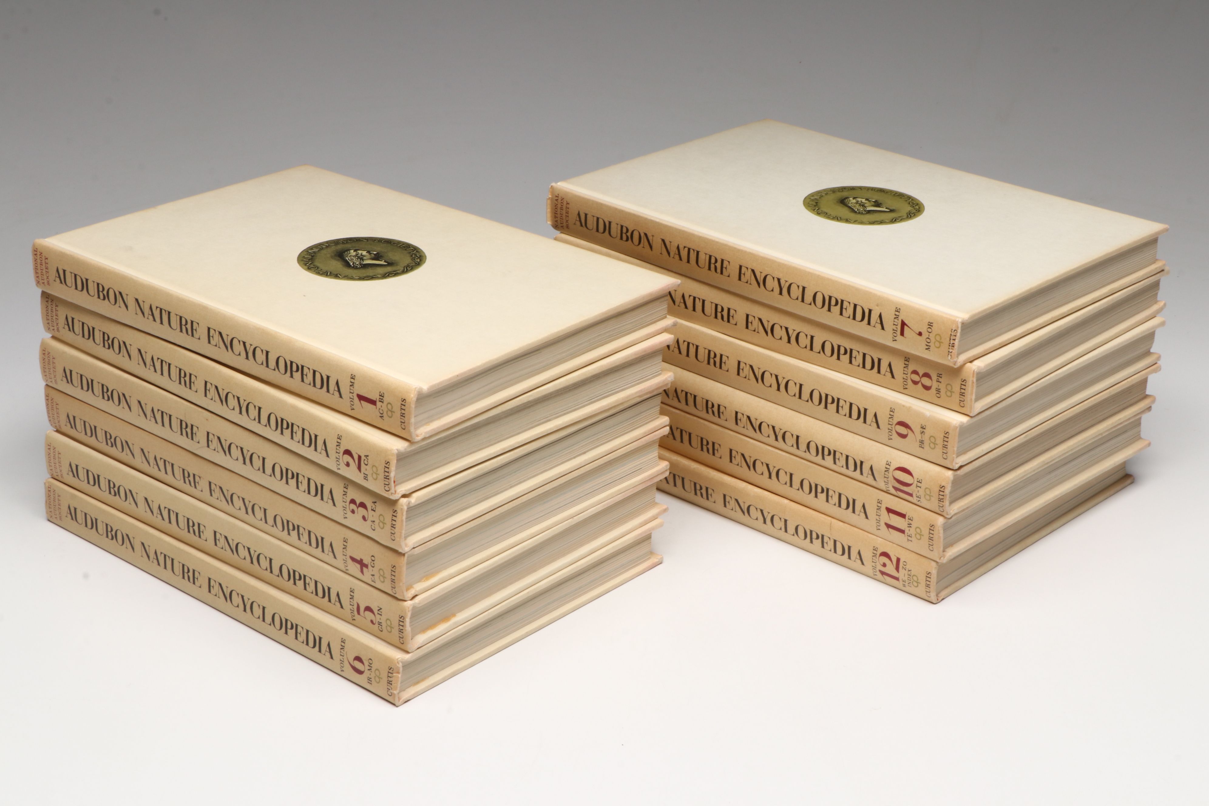 First Printing "The Audubon Nature Encyclopedia" Complete Twelve-Volume Set