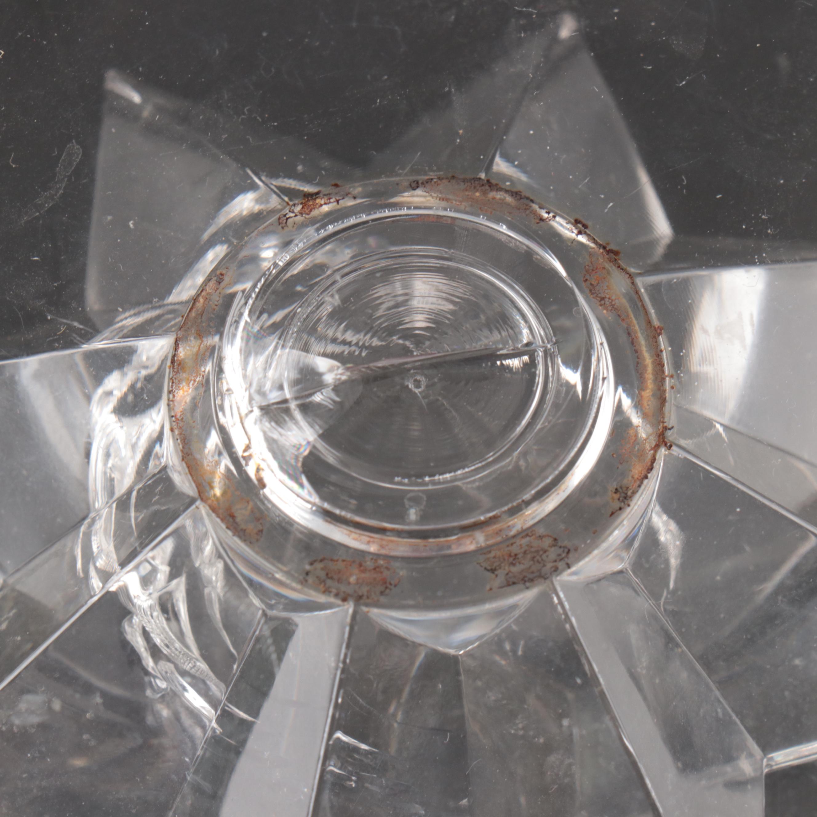 Judith Kruger Grainware "Tiara" Ice Bucket with Towle Knives and Other Bowls