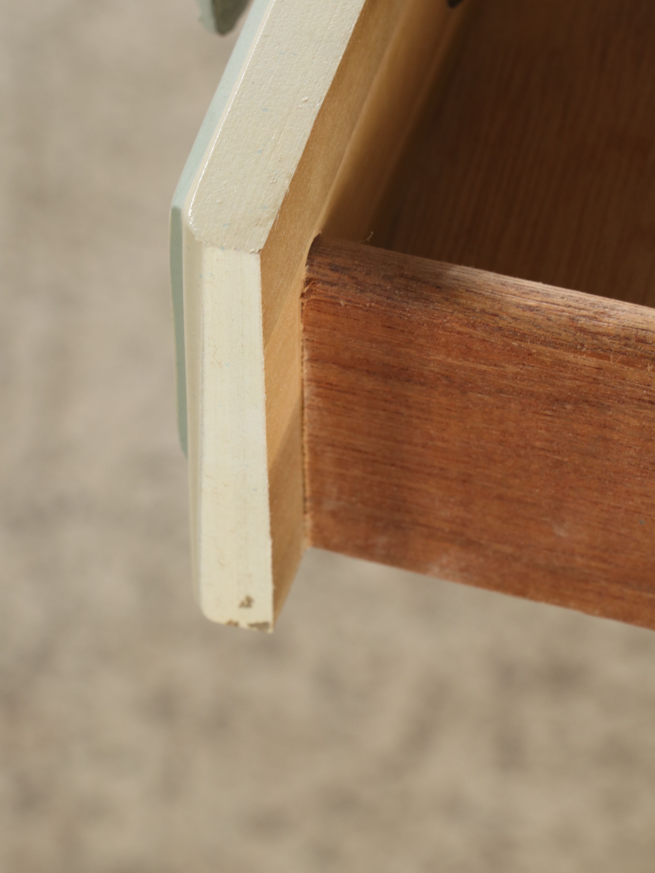 Dixie French Provincial Style Paint-Decorated Wooden Desk