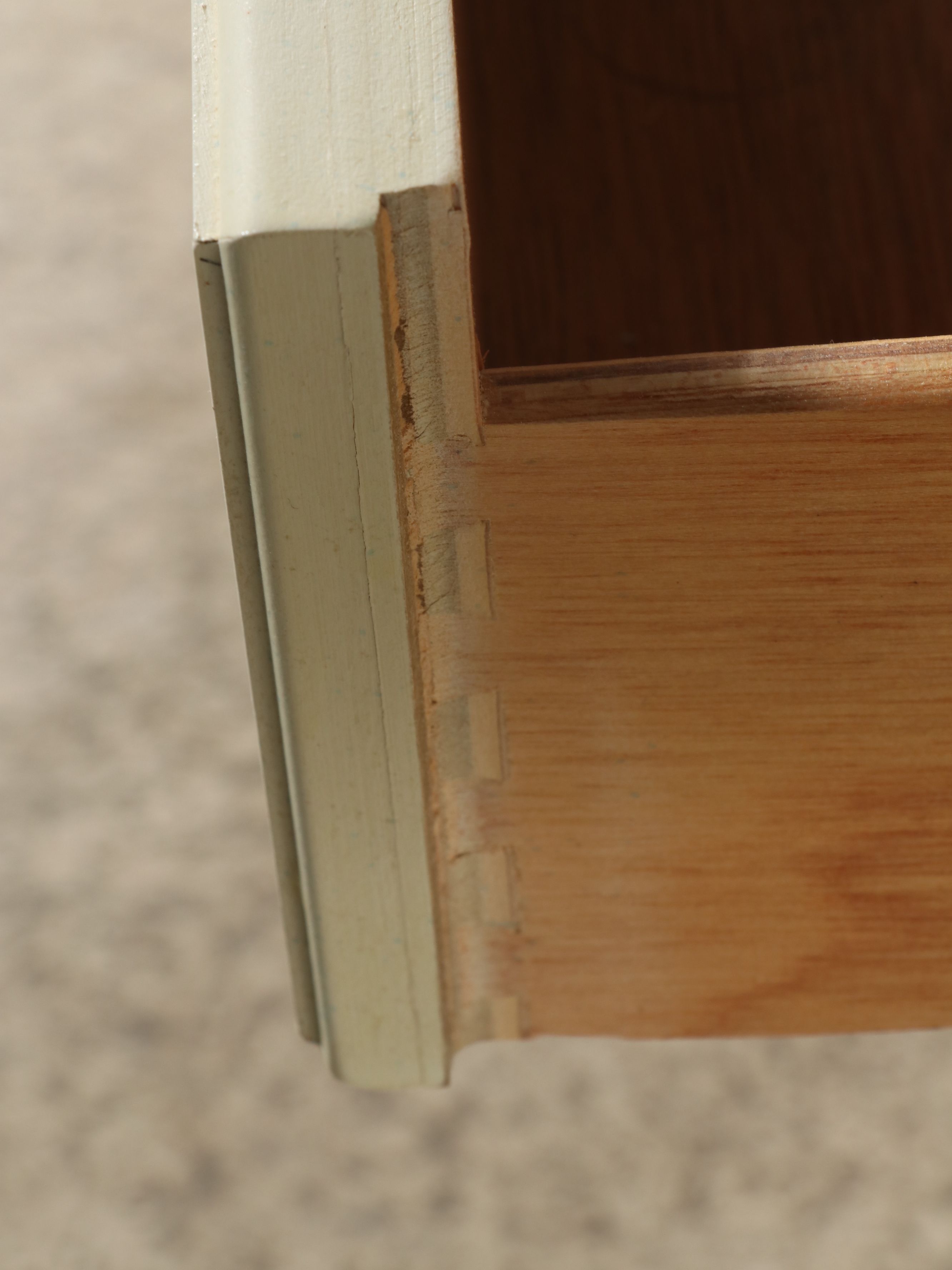 Dixie French Provincial Style Paint-Decorated Wooden Desk