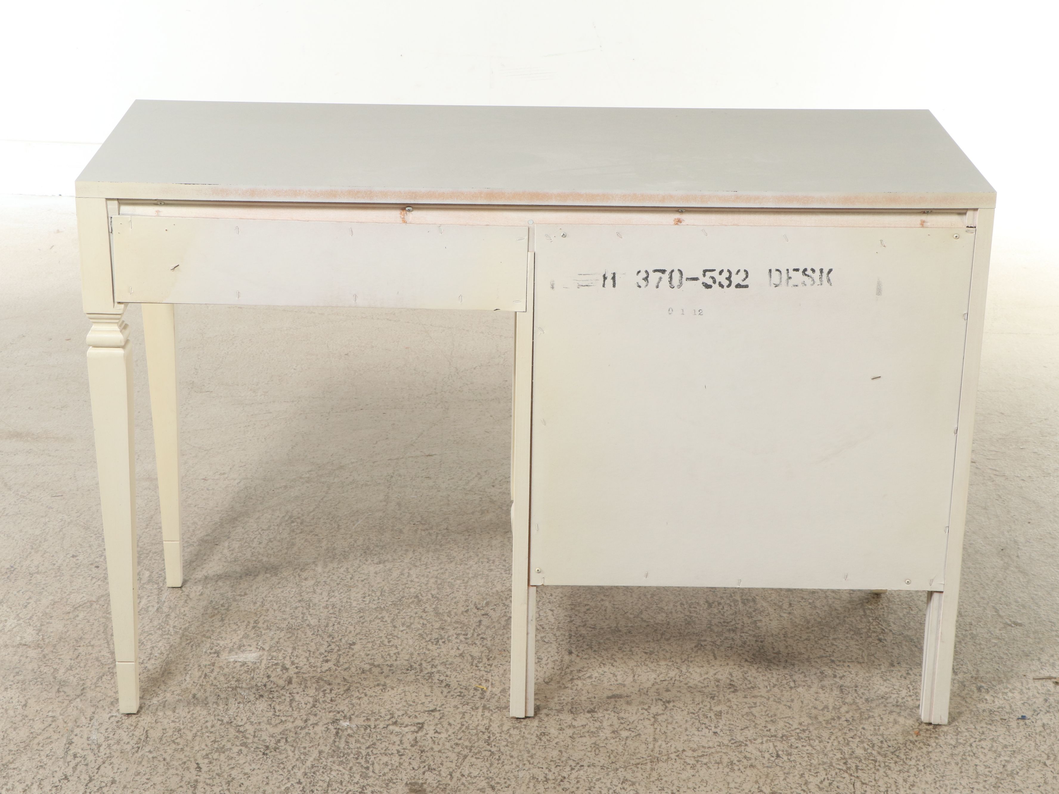 Dixie French Provincial Style Paint-Decorated Wooden Desk