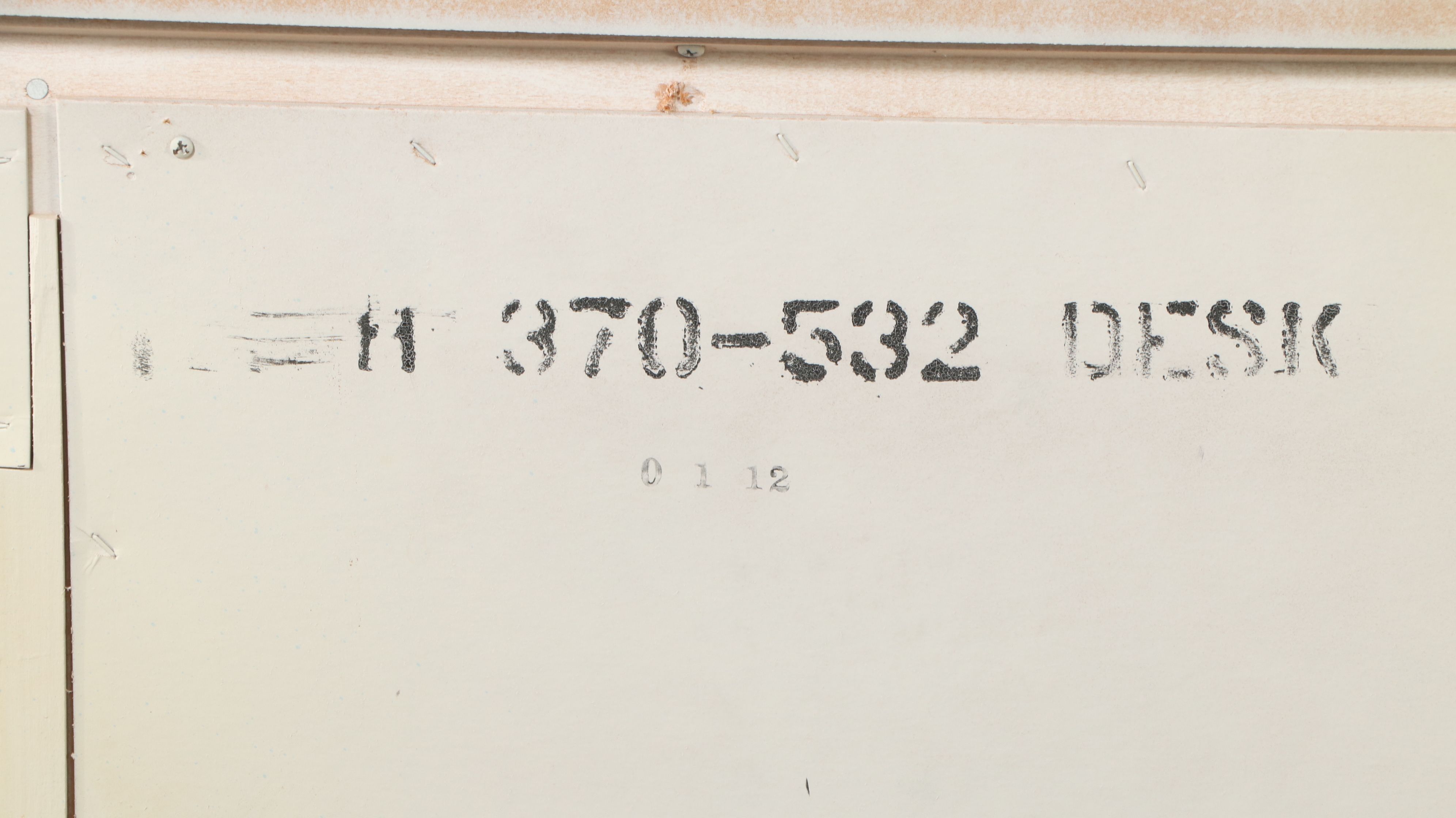 Dixie French Provincial Style Paint-Decorated Wooden Desk