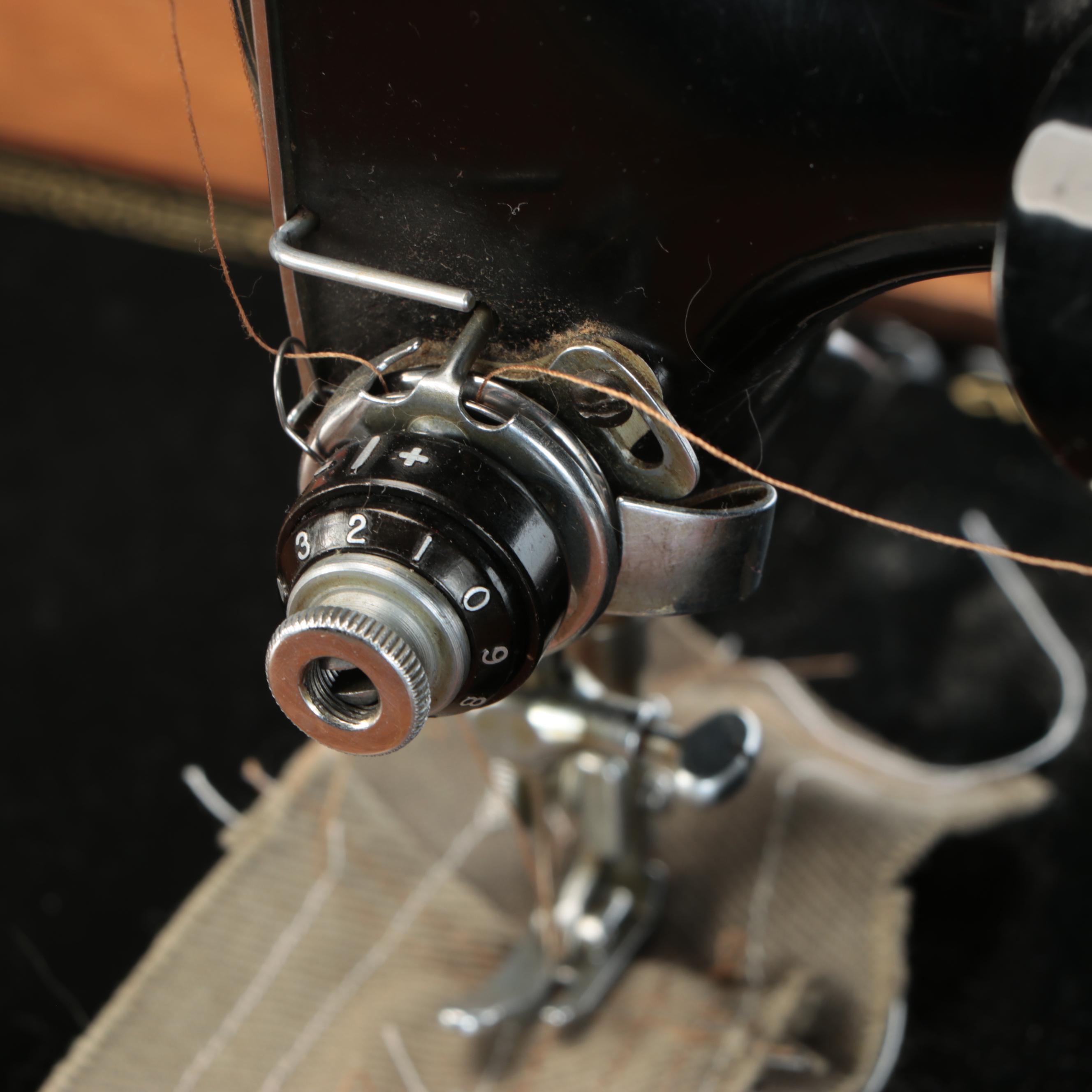 Singer Manufacturing Co. Cat. 3-120 Sewing Machine with Table, Early 1950s