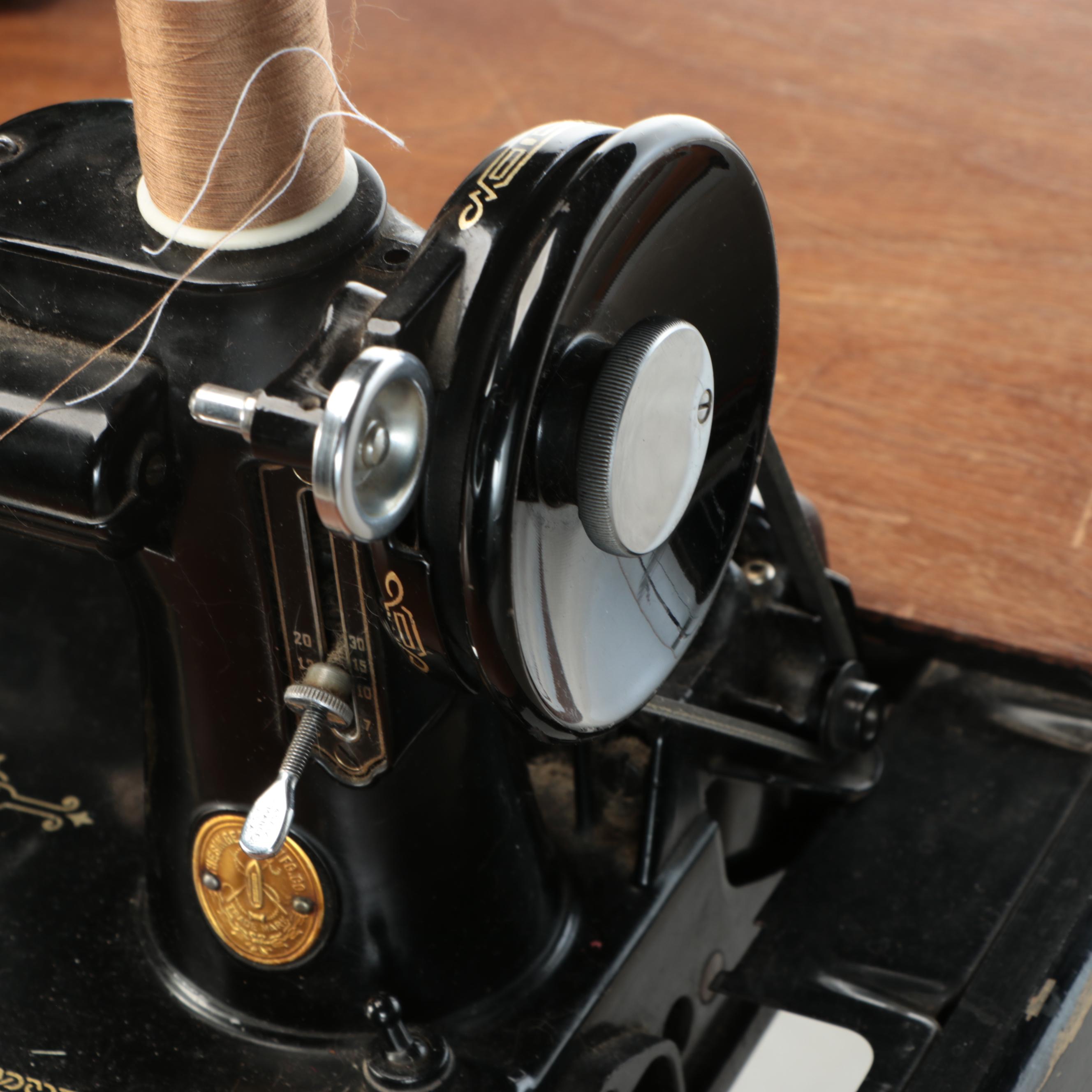 Singer Manufacturing Co. Cat. 3-120 Sewing Machine with Table, Early 1950s