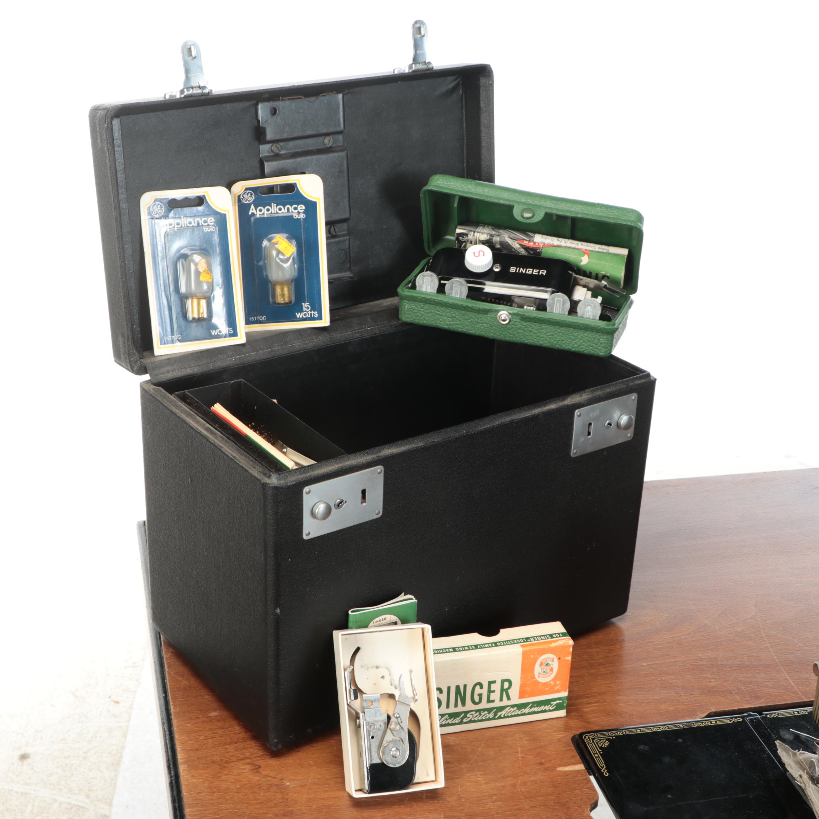 Singer Manufacturing Co. Cat. 3-120 Sewing Machine with Table, Early 1950s