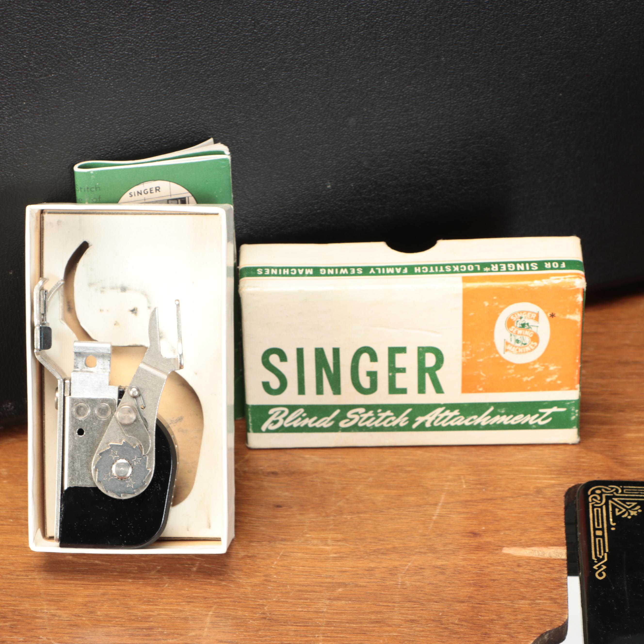 Singer Manufacturing Co. Cat. 3-120 Sewing Machine with Table, Early 1950s