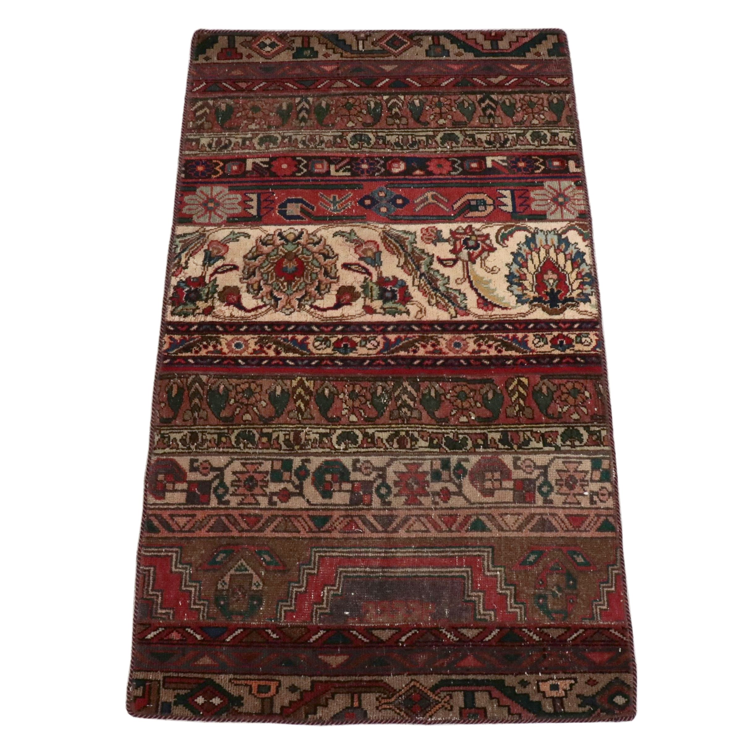 2'10 x 5' Hand-Knotted and Assembled Persian Style Panel Accent Rug