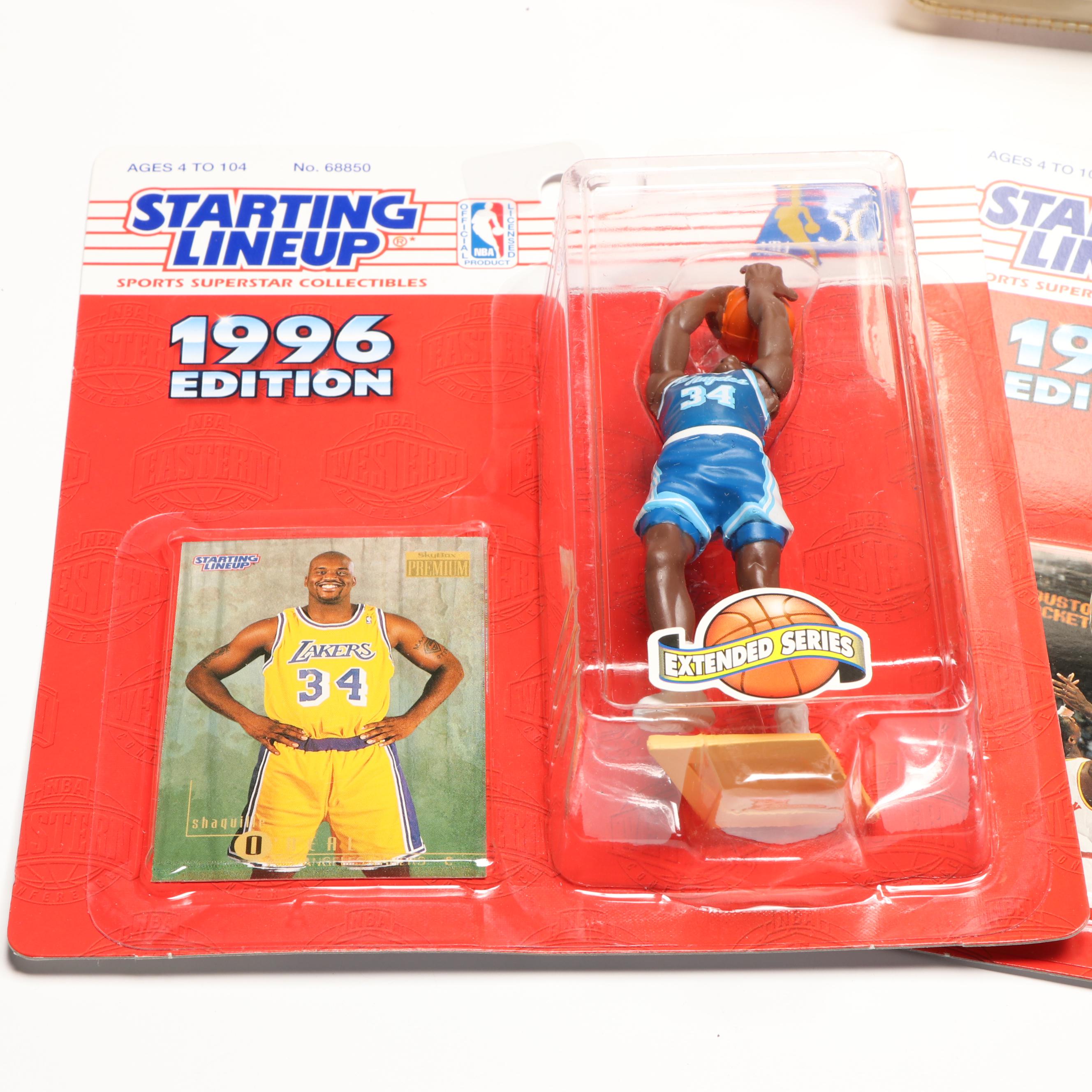 Kenner and McFarlane Shaquille O'Neal Figures with Mattel Antoine Walker Figure