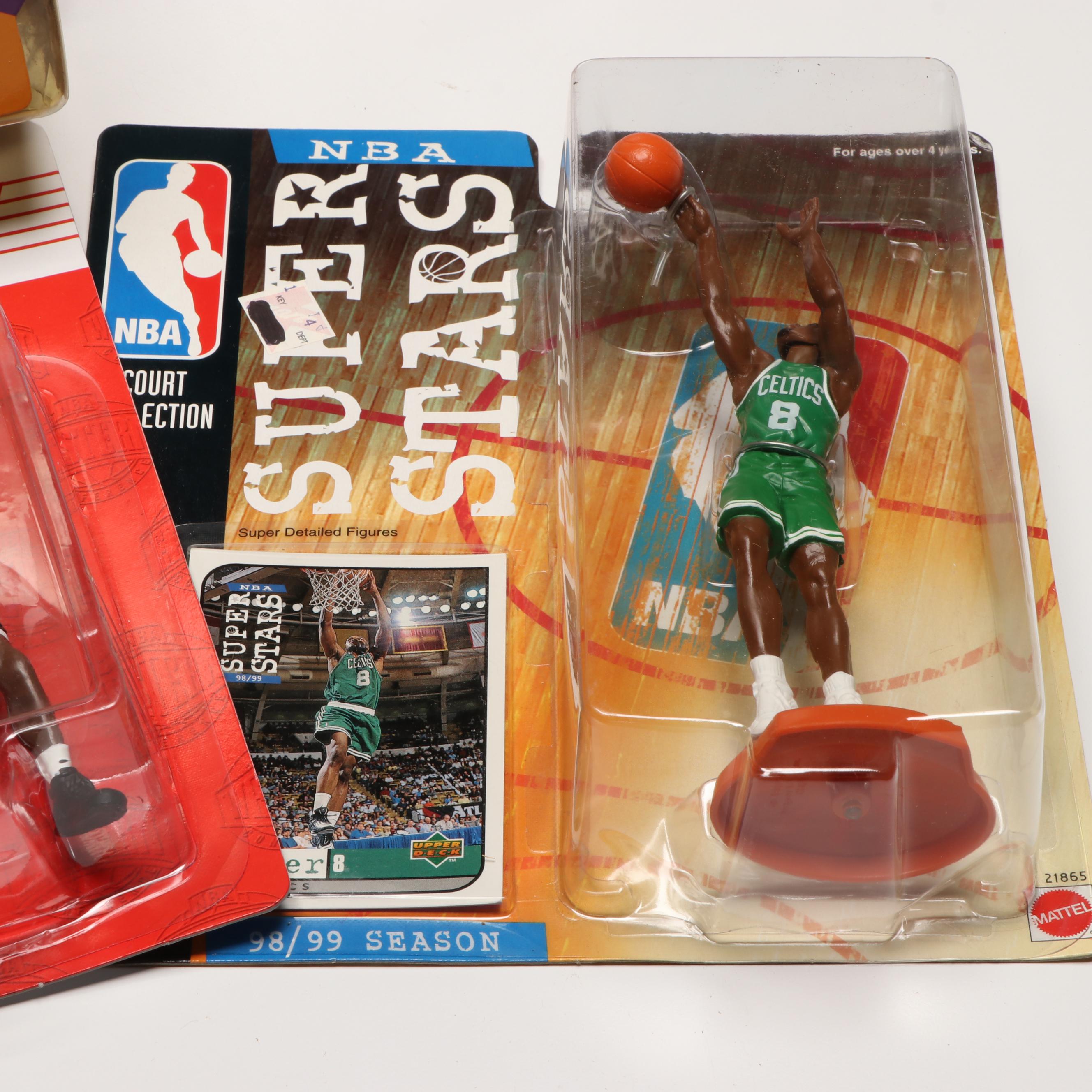 Kenner and McFarlane Shaquille O'Neal Figures with Mattel Antoine Walker Figure