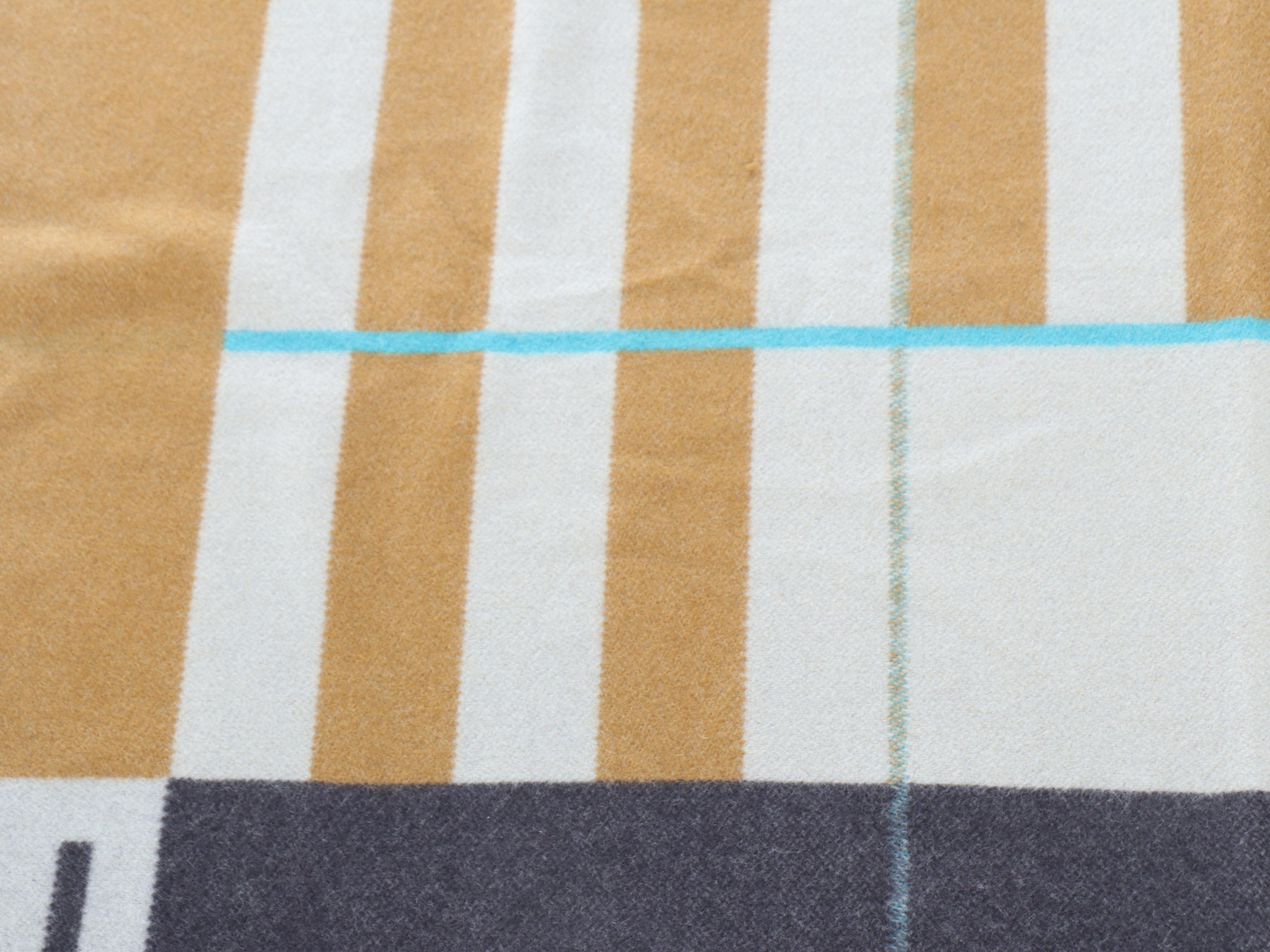 Hermès Merino Wool/Cashmere Avalon H Club Blanket