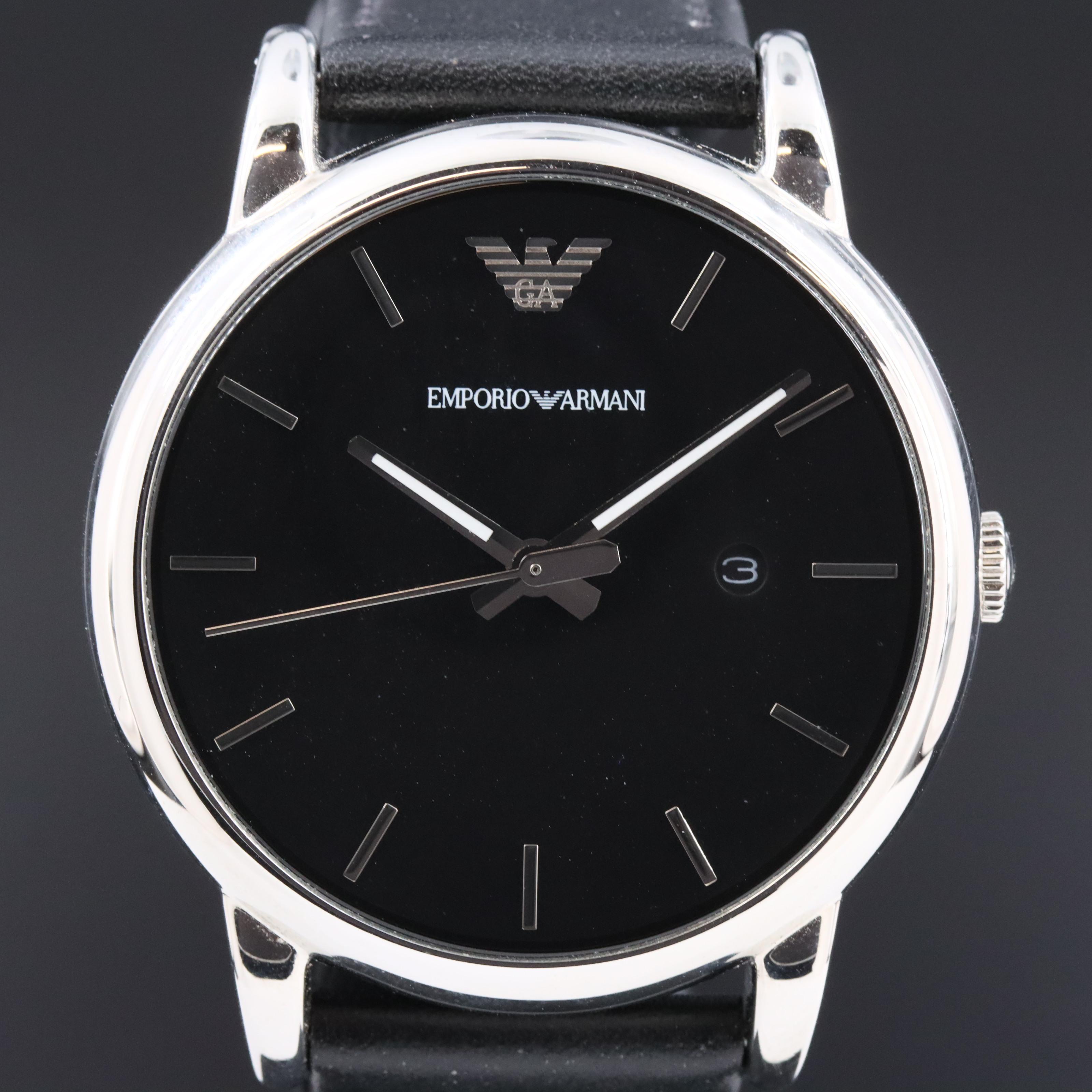 Emporia Armani Stainless Steel Quartz Watch # AR1692