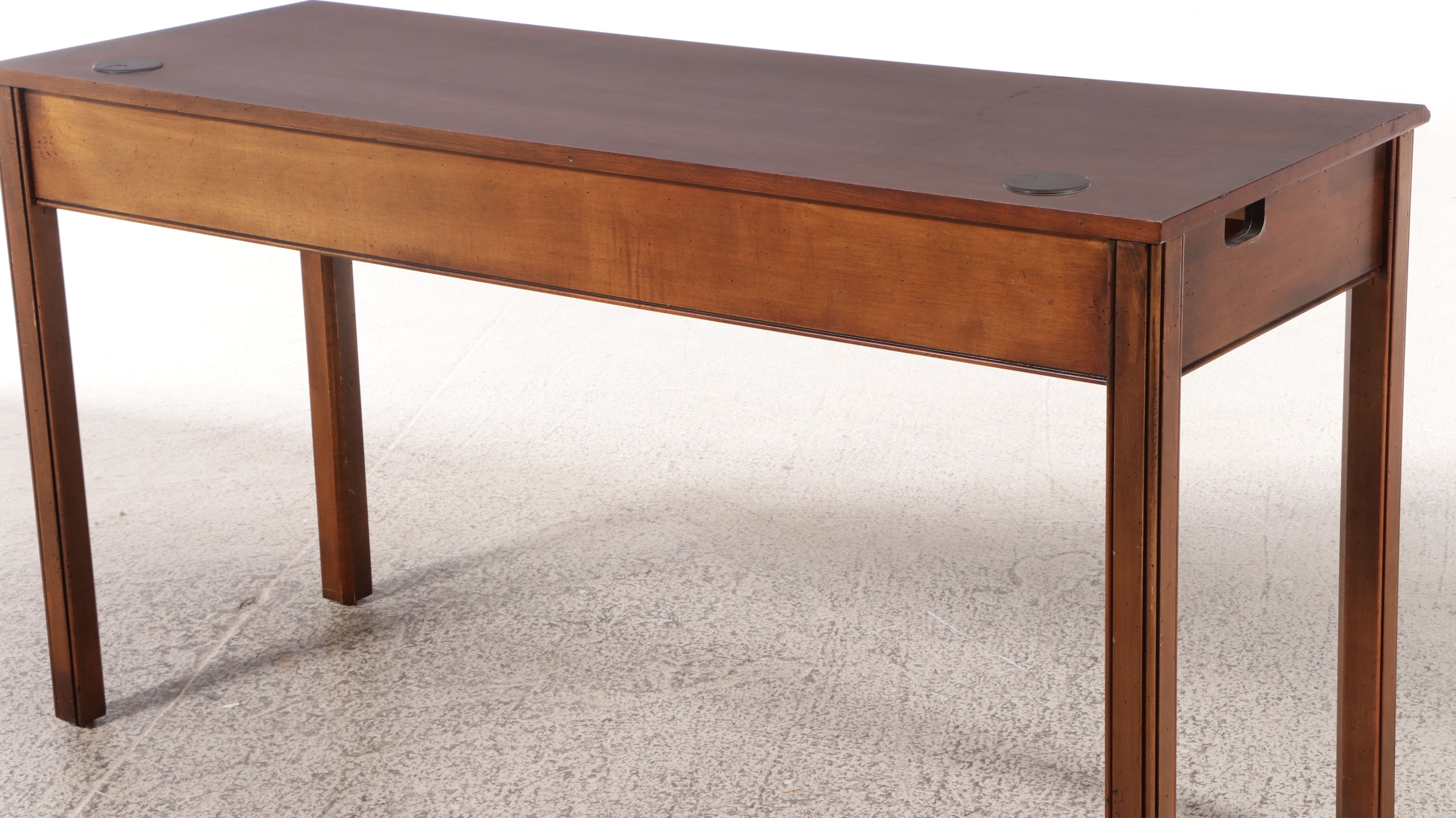 Hekman Regency Style Walnut Computer Desk with Corner Unit