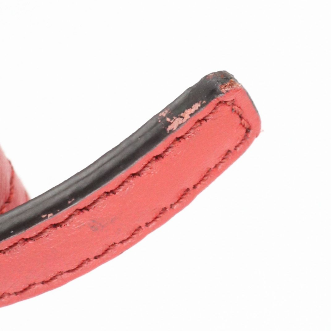 Chloé Small Nile Crossbody Bracelet Bag in Red Leather and Suede