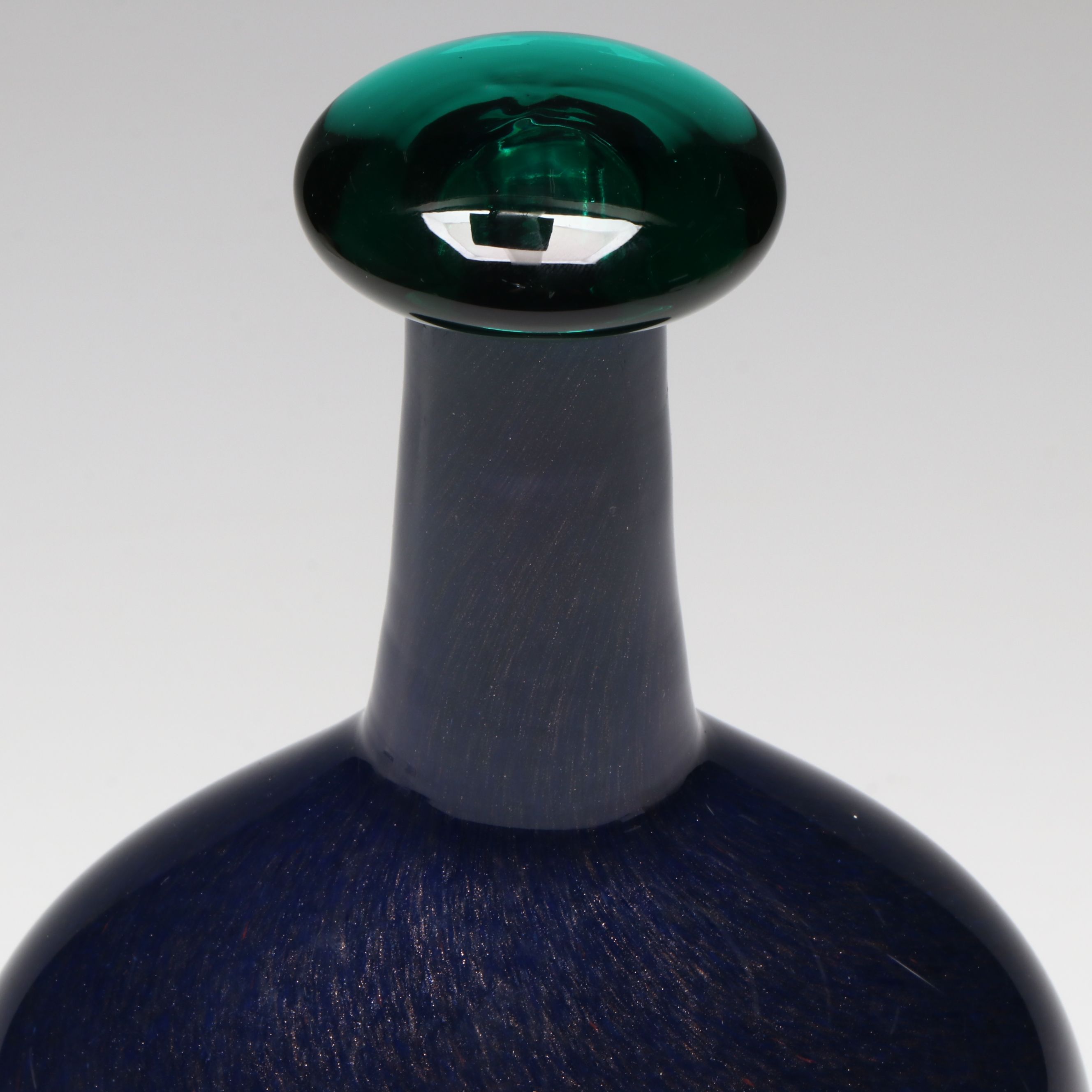 Toni Zuccheri for Barovier & Toso Murano Studio Glass Decanter