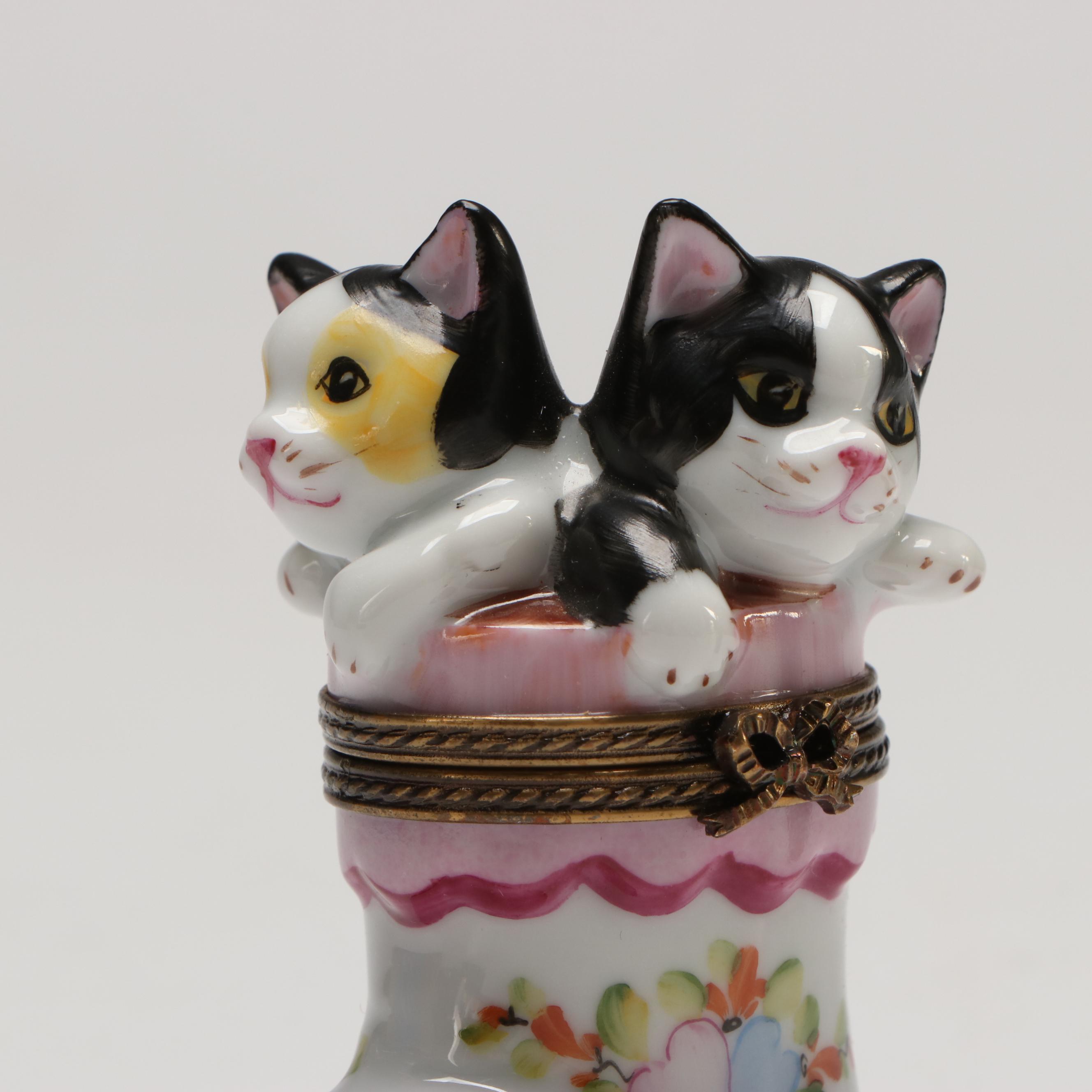 Chamart and Rochard Porcelain Limoges Boxes