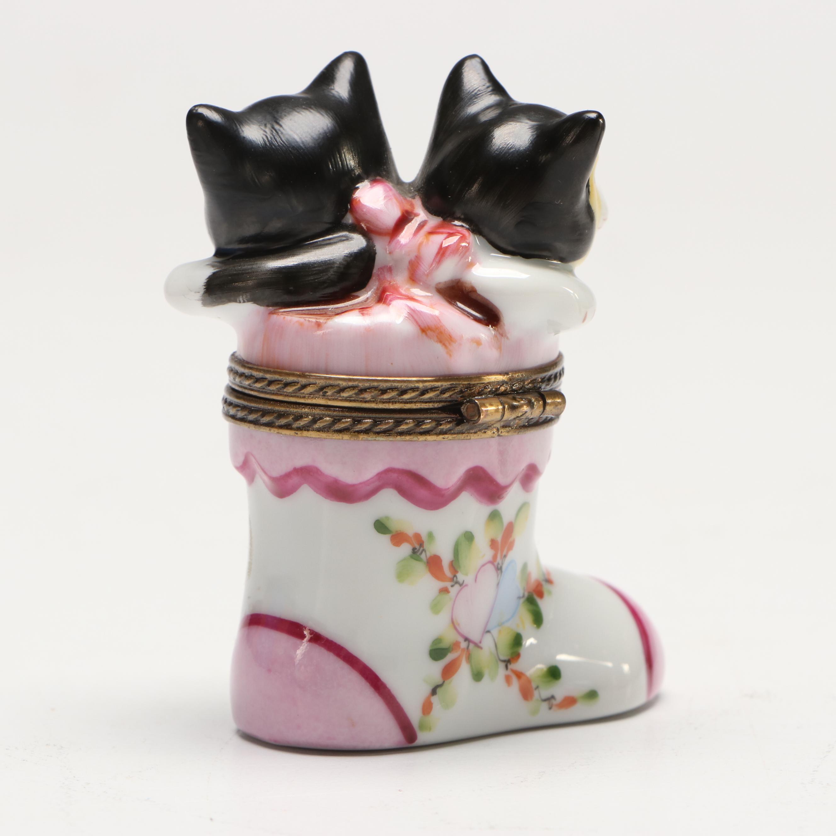 Chamart and Rochard Porcelain Limoges Boxes