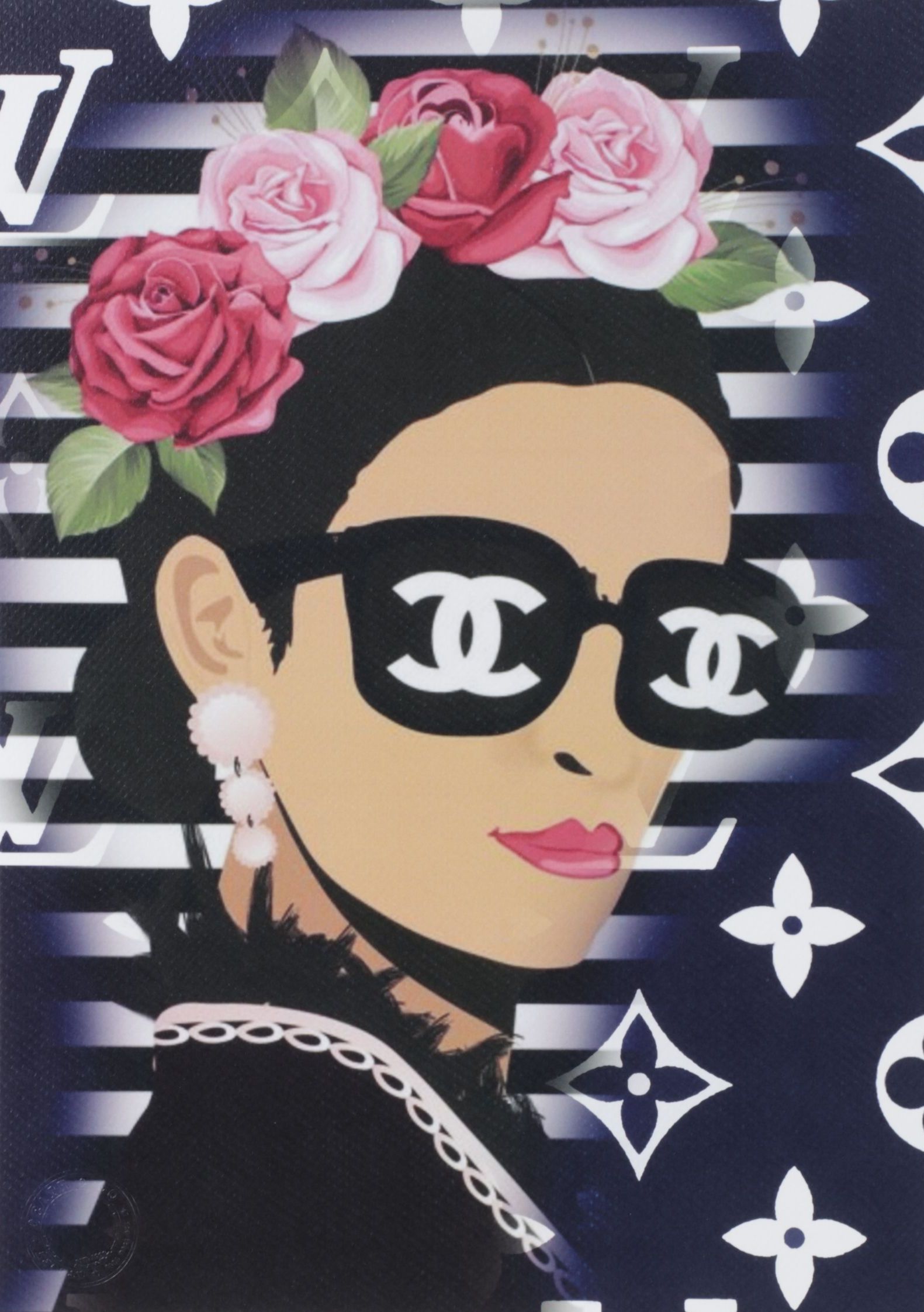 Death NYC Pop Art Homage to Louis Vuitton x Chanel, 2024